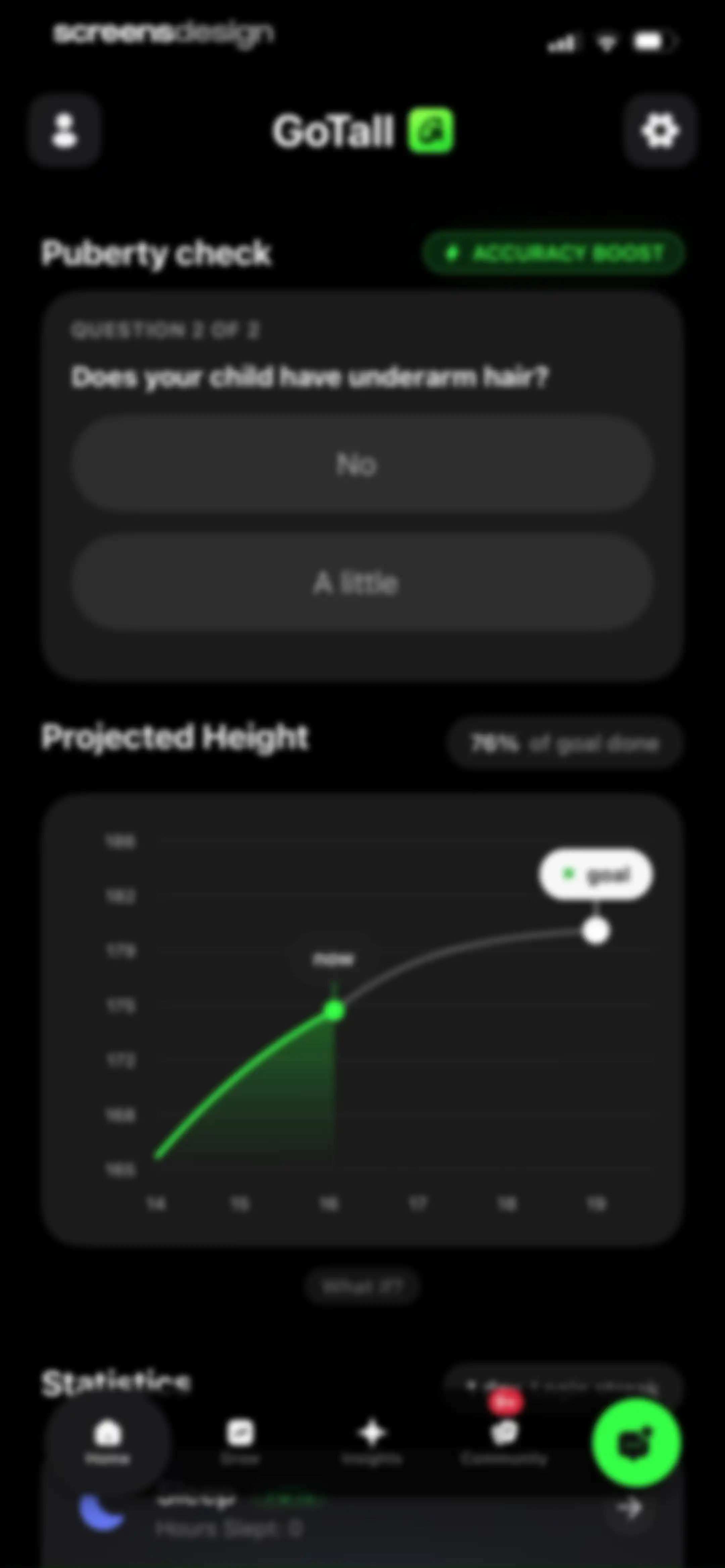 GoTall - Height Predictor screen 73