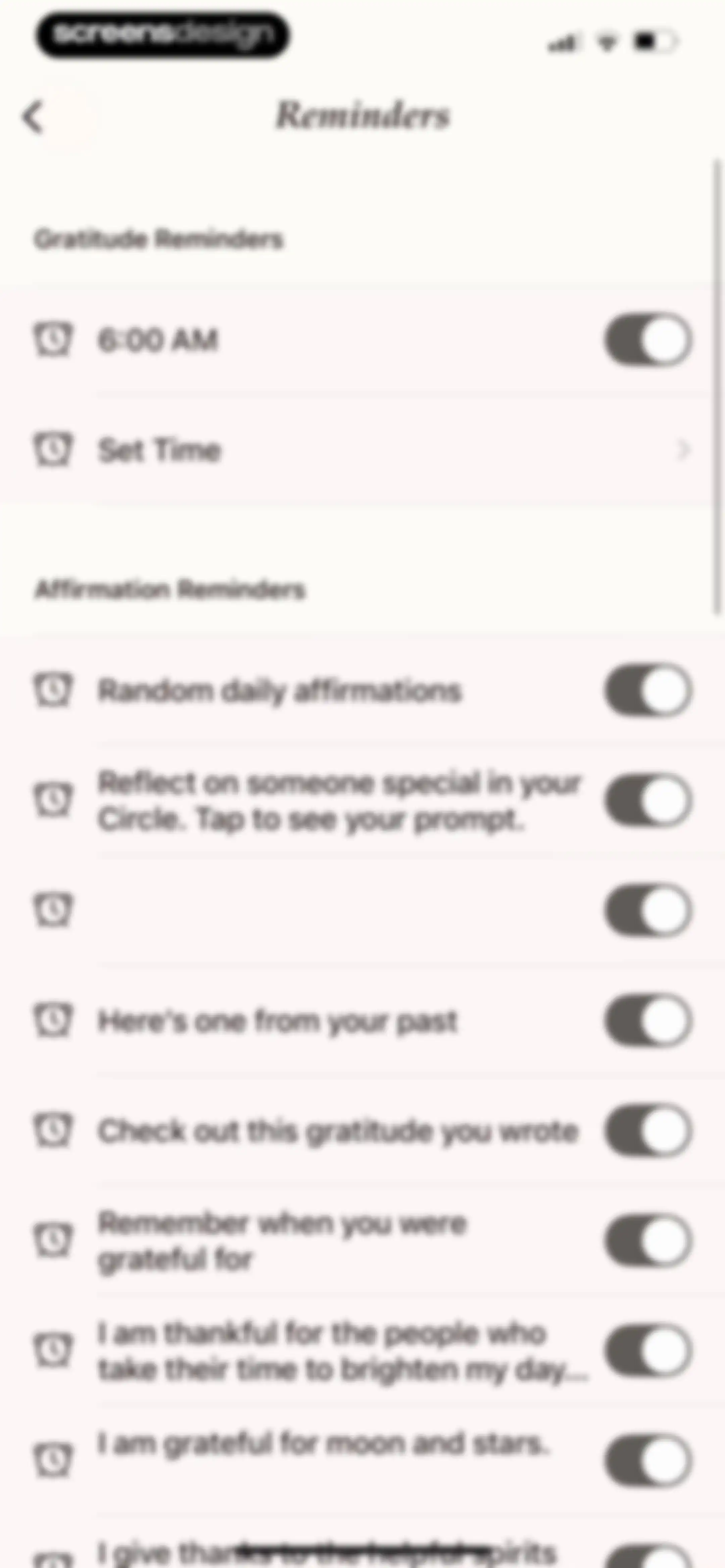 Gratitude Plus – Journal screen 100
