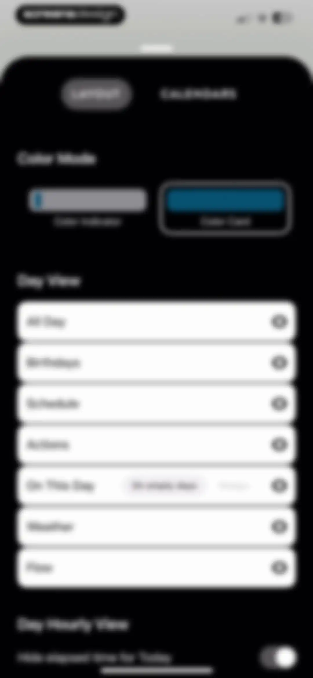 Timepage: Calendar Planner screen 58