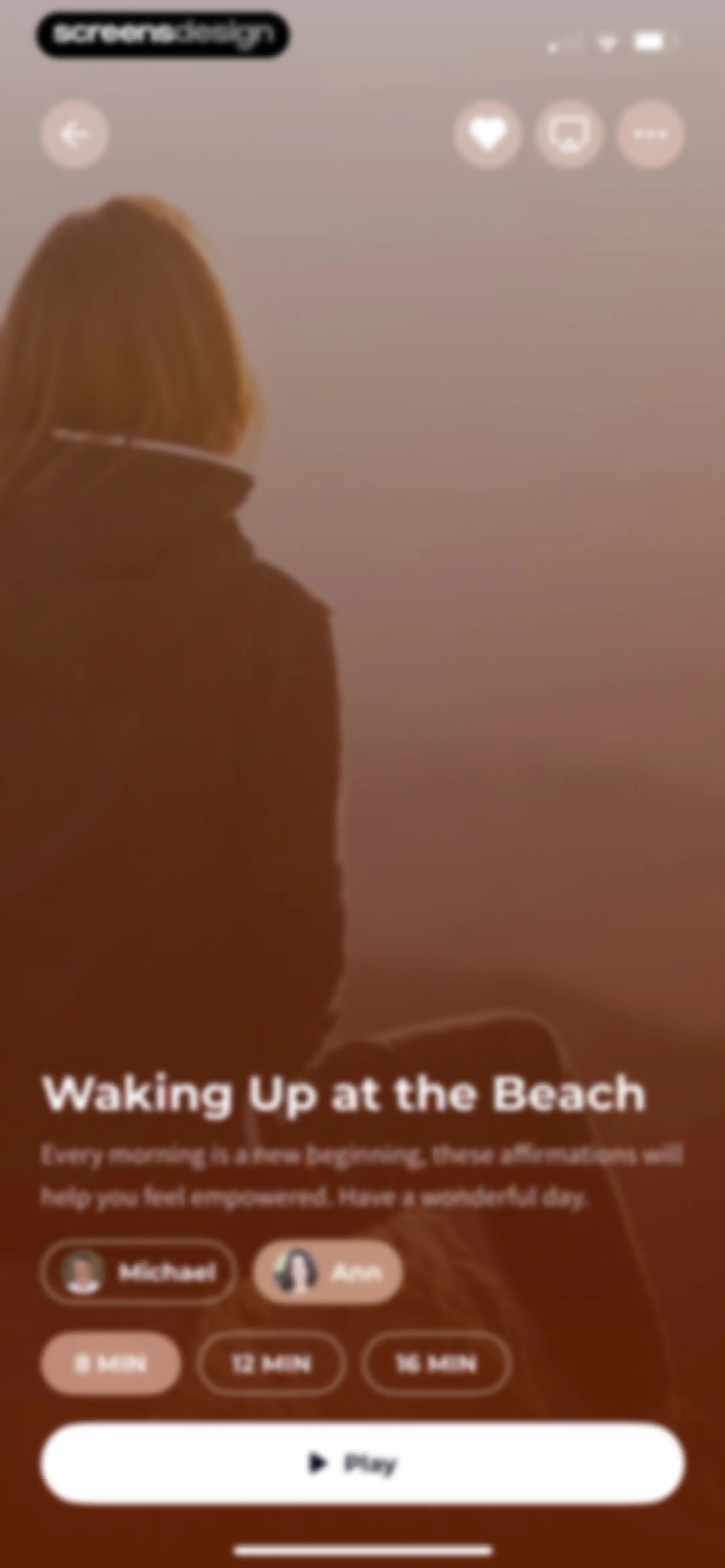 Meditation Moments - Guided screen 81