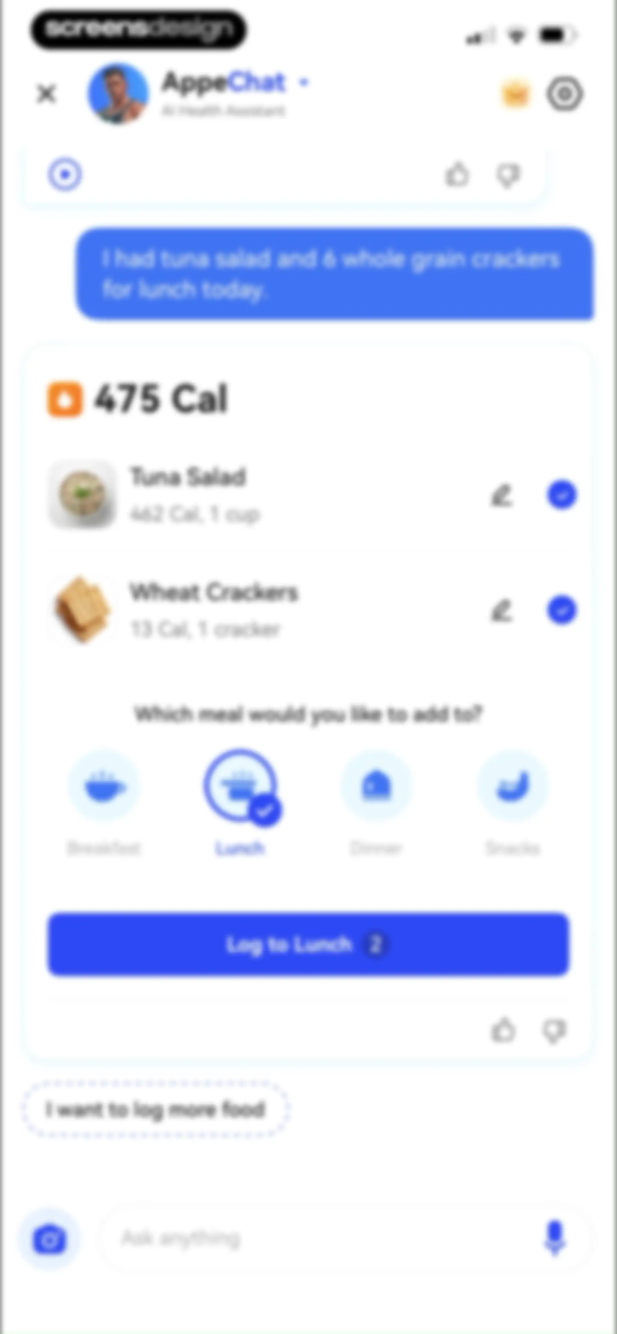 AI Calorie Counter - Appediet screen 133