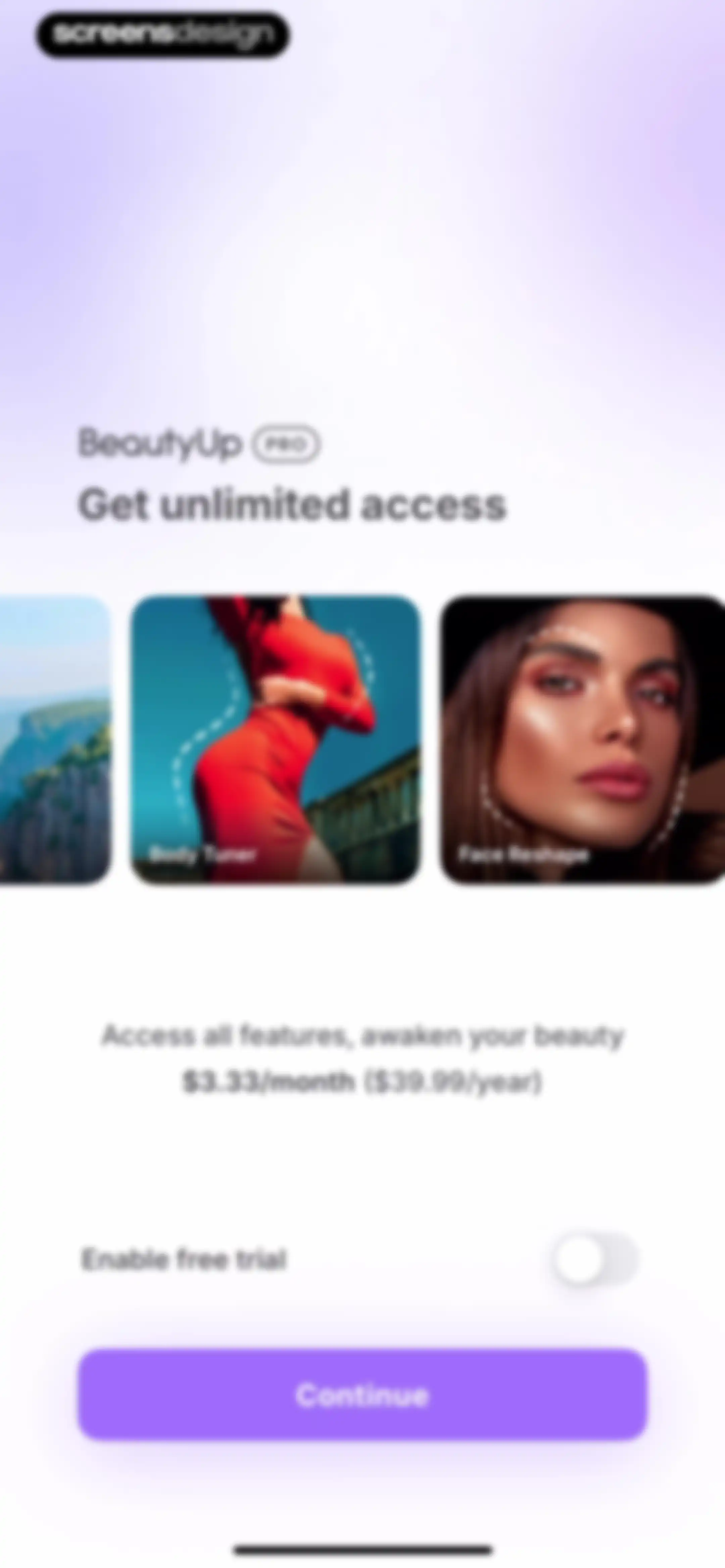 BeautyUp－AI Face & Body Editor screen 6