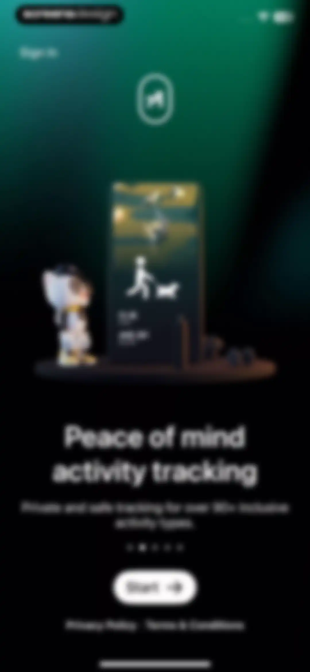 Any Distance Running Tracker screen 2