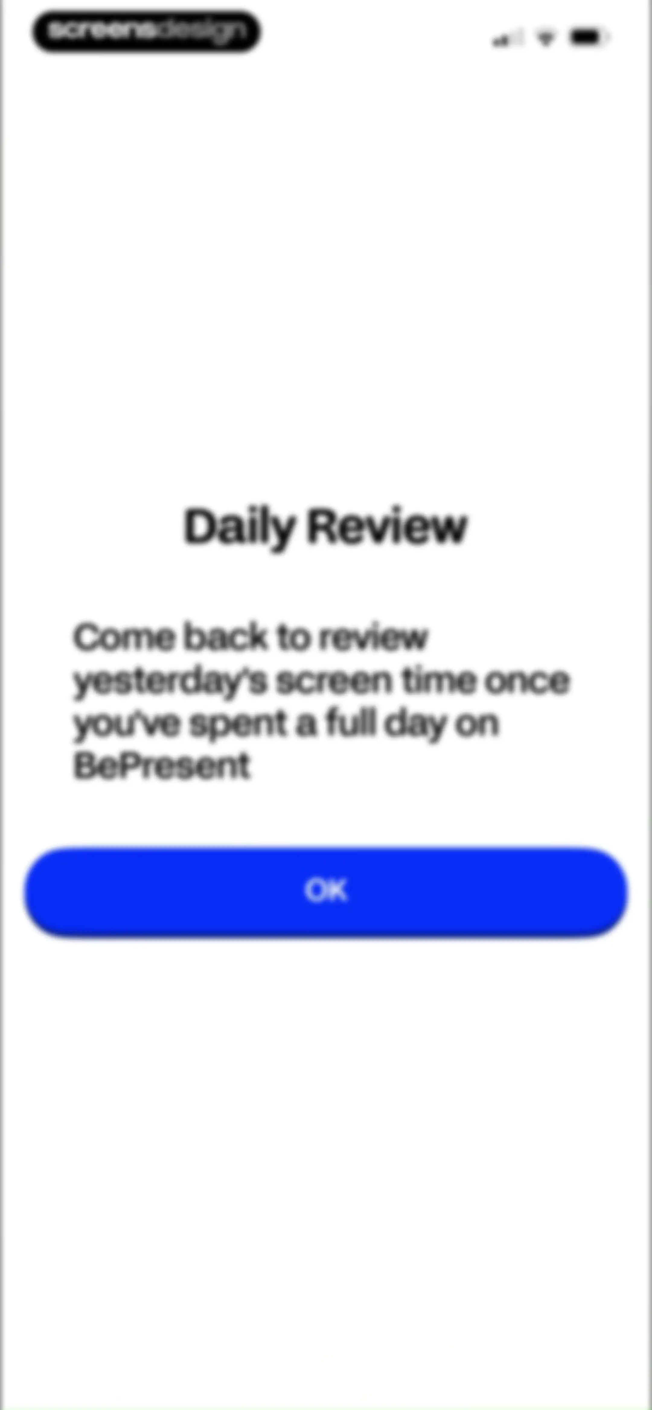 BePresent: Screen Time Control screen 67