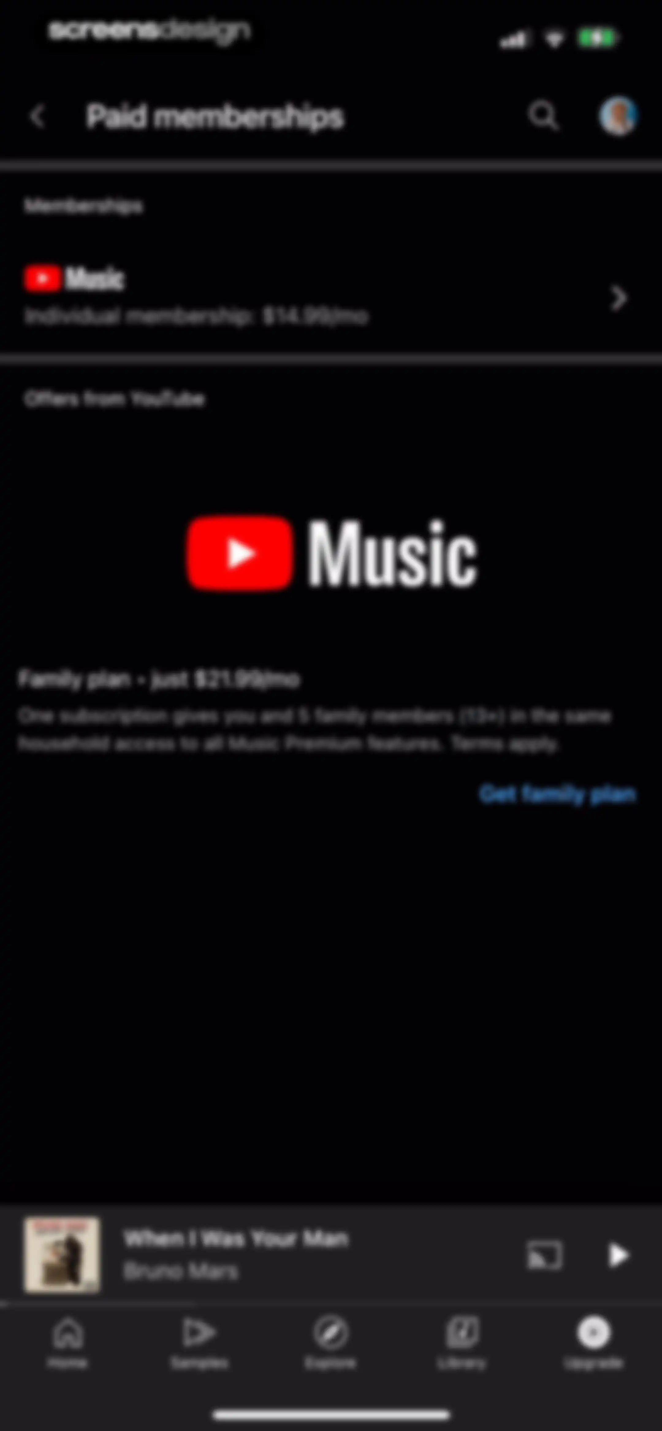 YouTube Music screen 171