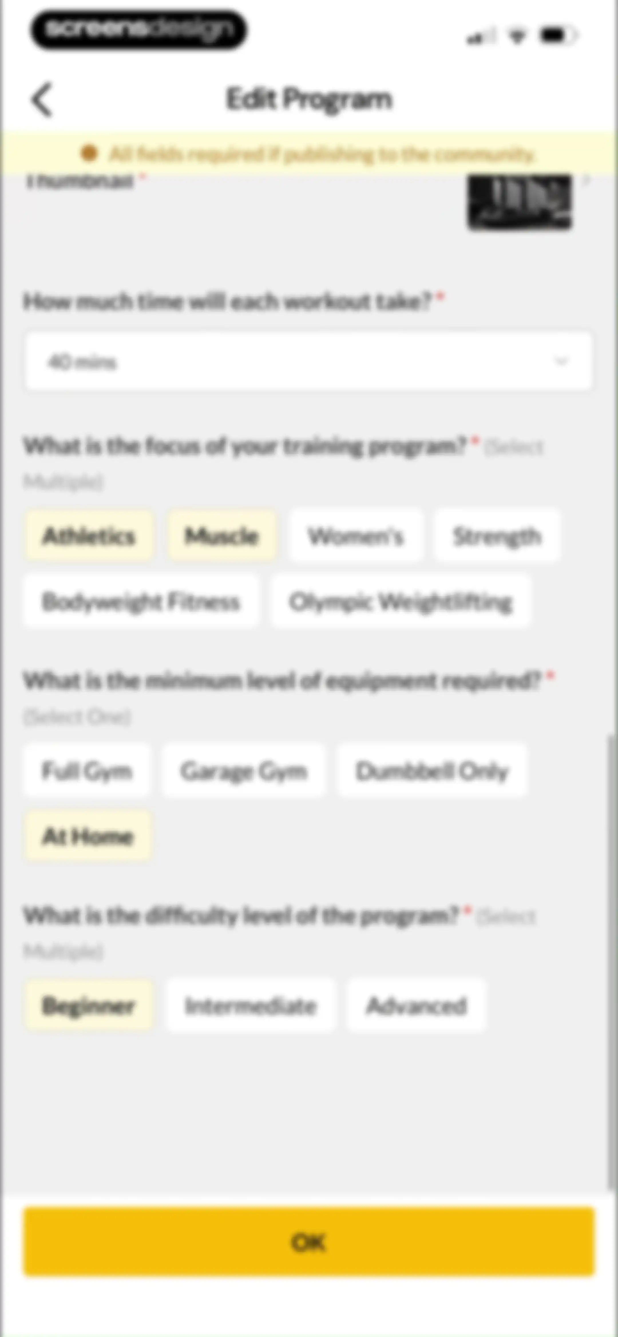 Boostcamp: Workout Programs screen 98