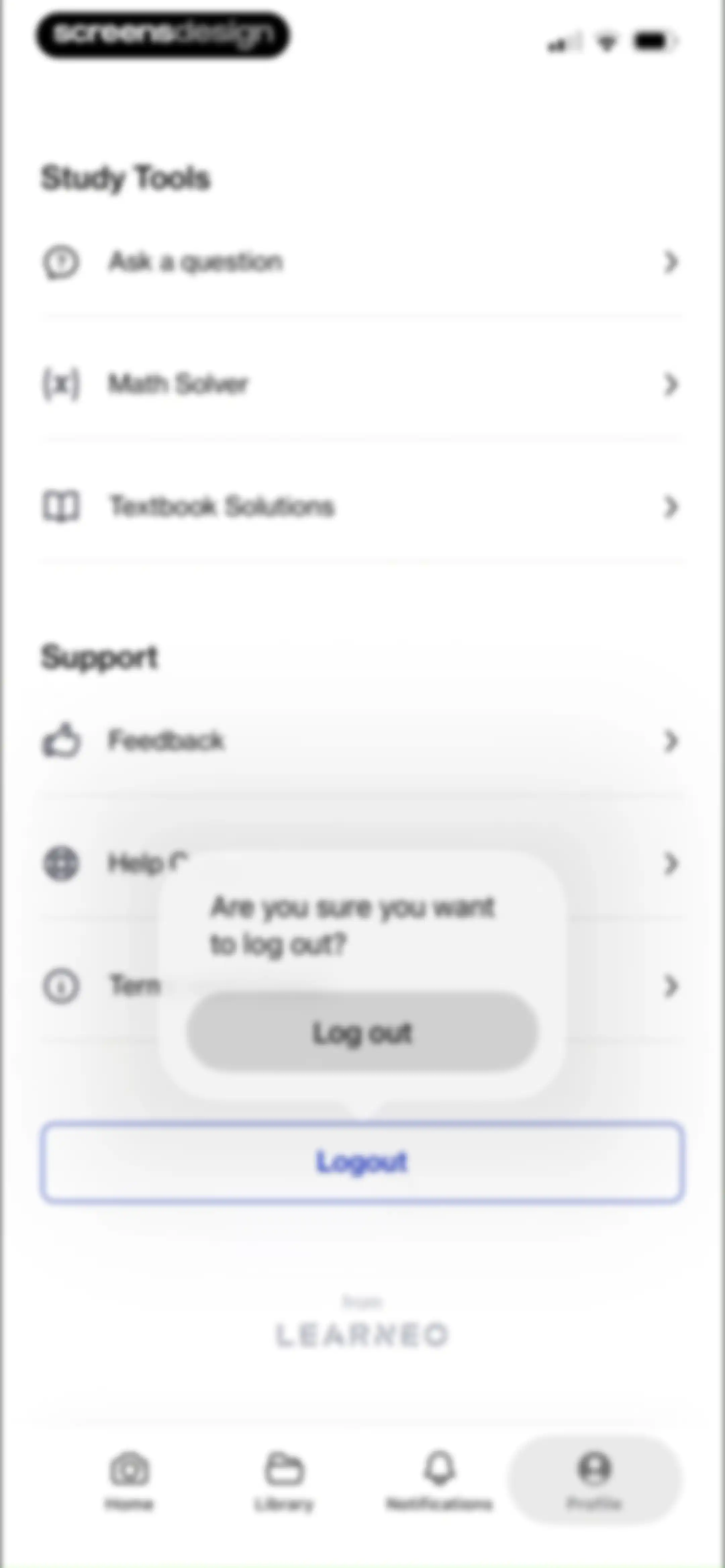 Course Hero: AI Homework Help screen 76
