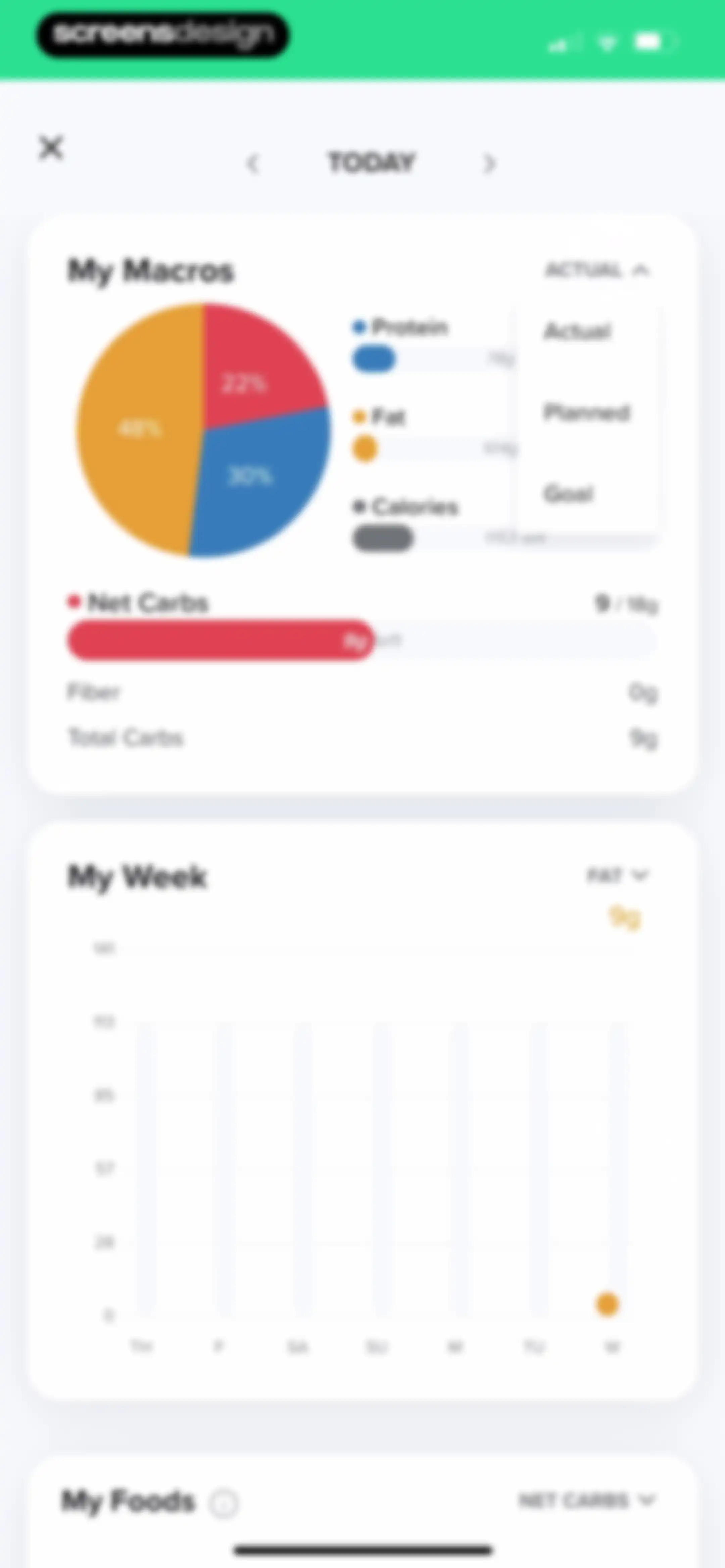 Carb Manager: Keto & Macro Log screen 199