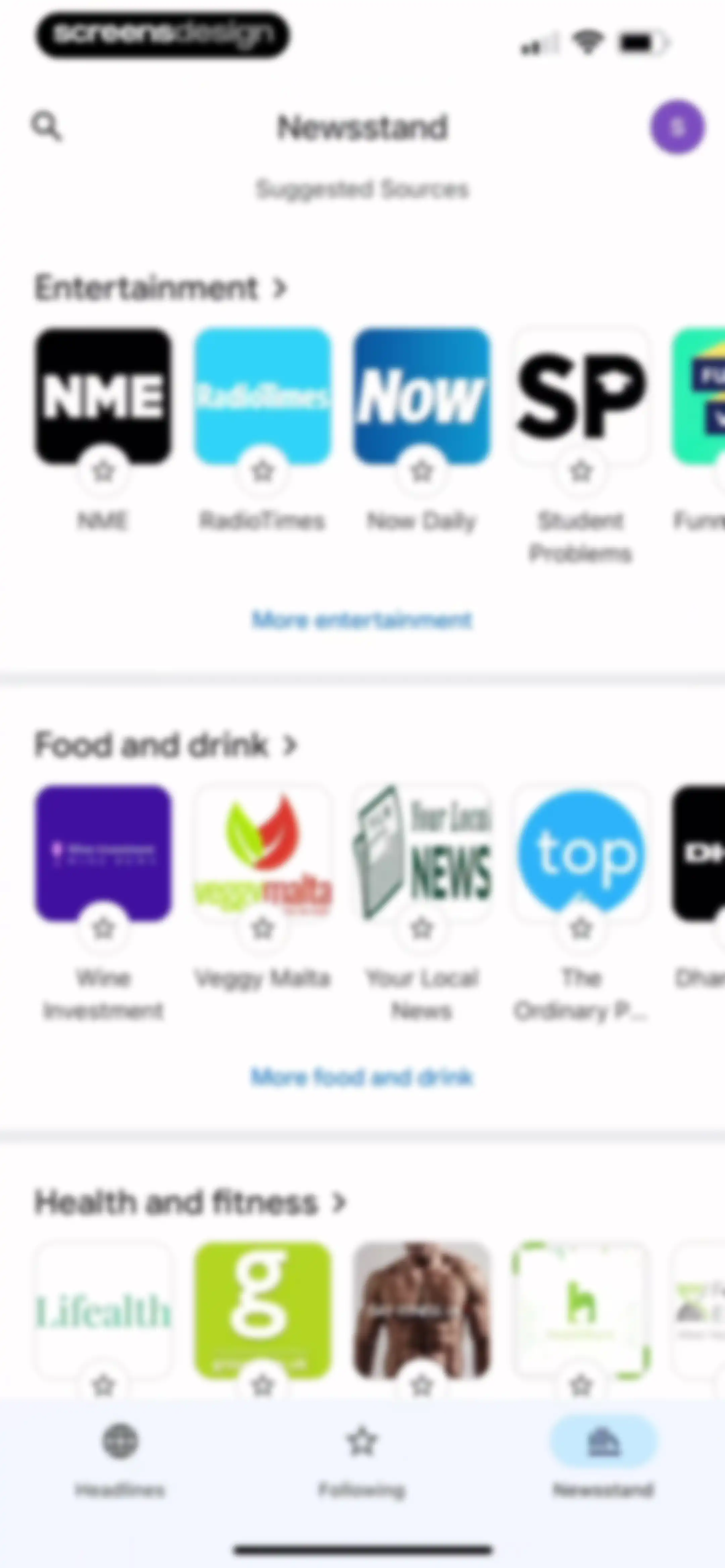 Google News screen 66