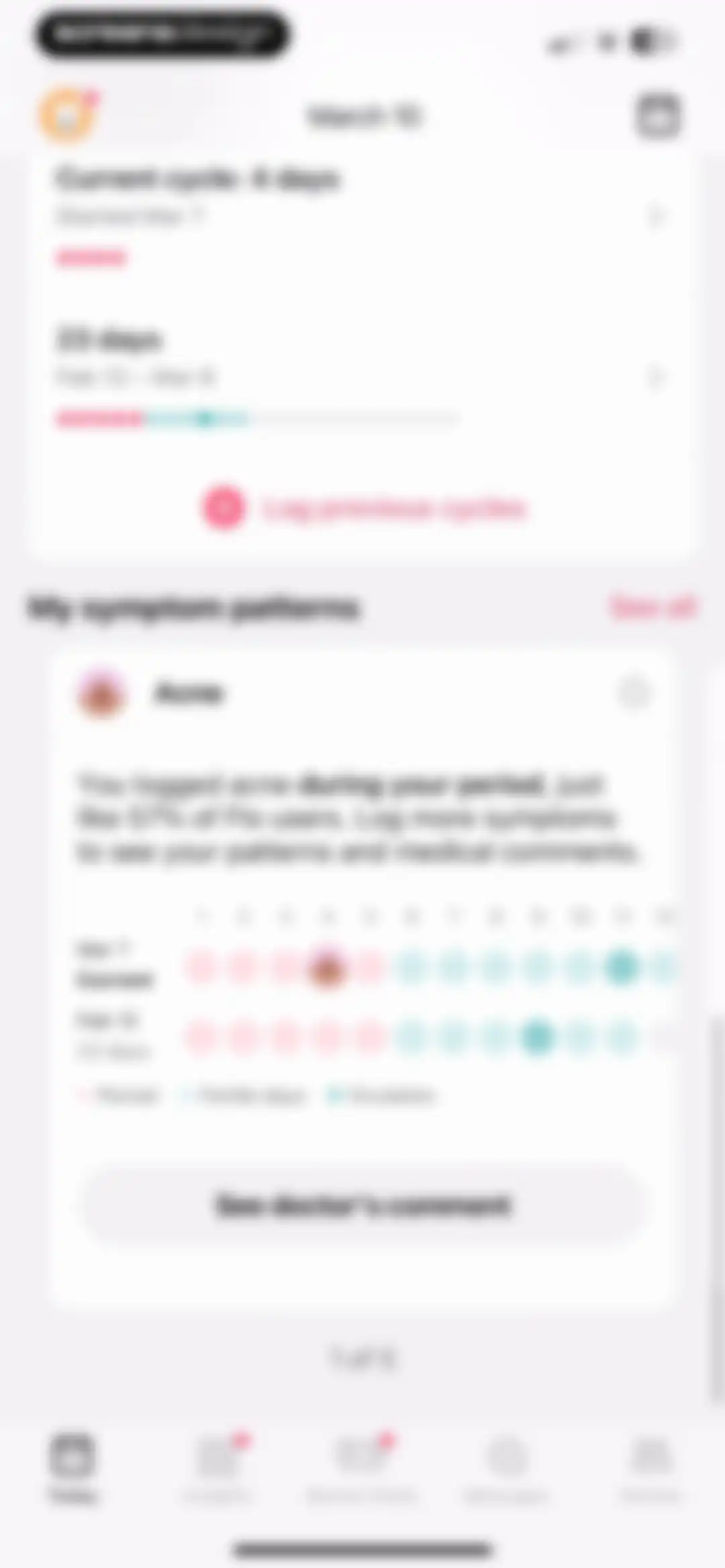 Flo Cycle & Period Tracker screen 115