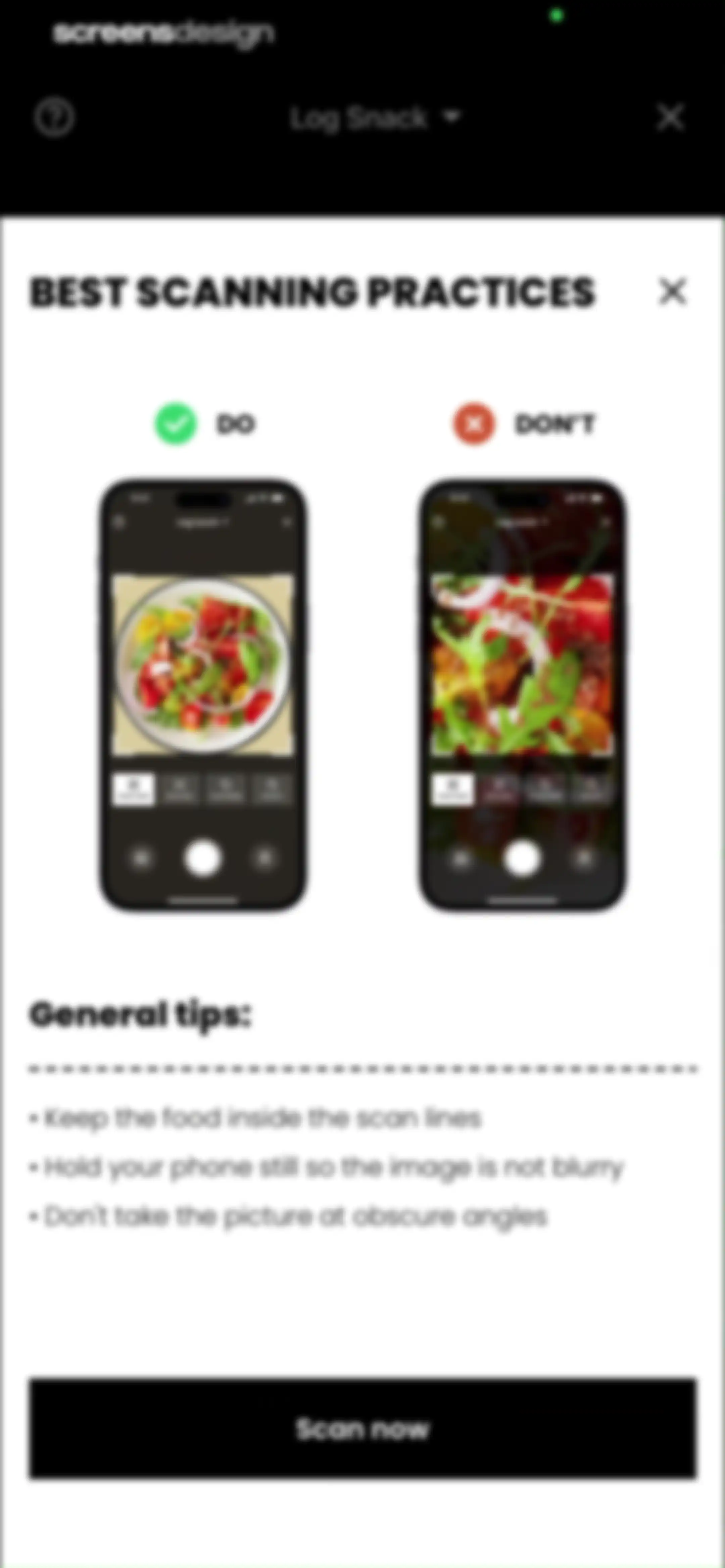 CalDiet - Food Analysis Pal screen 99