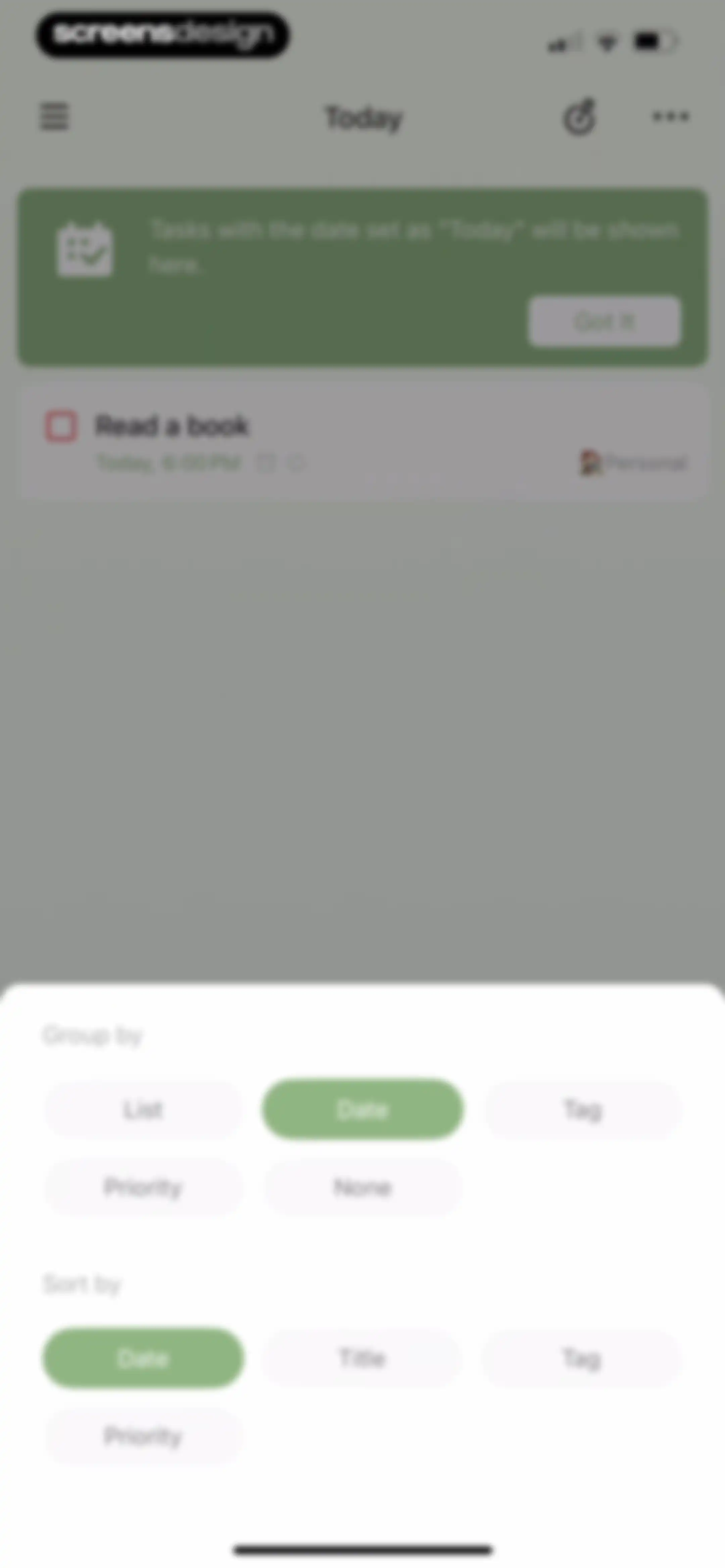TickTick:To-Do List & Calendar screen 103