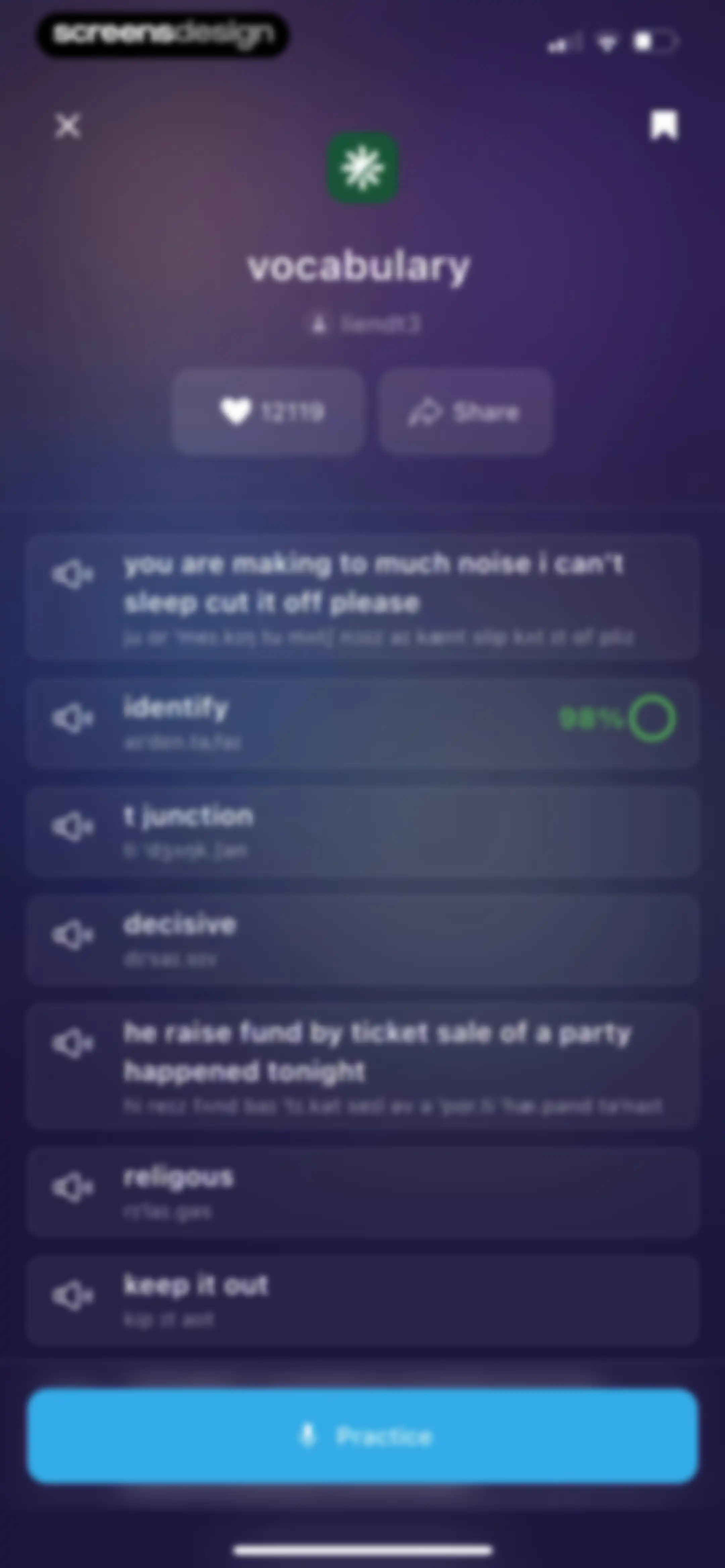 ELSA Speak - English Learning screen 82