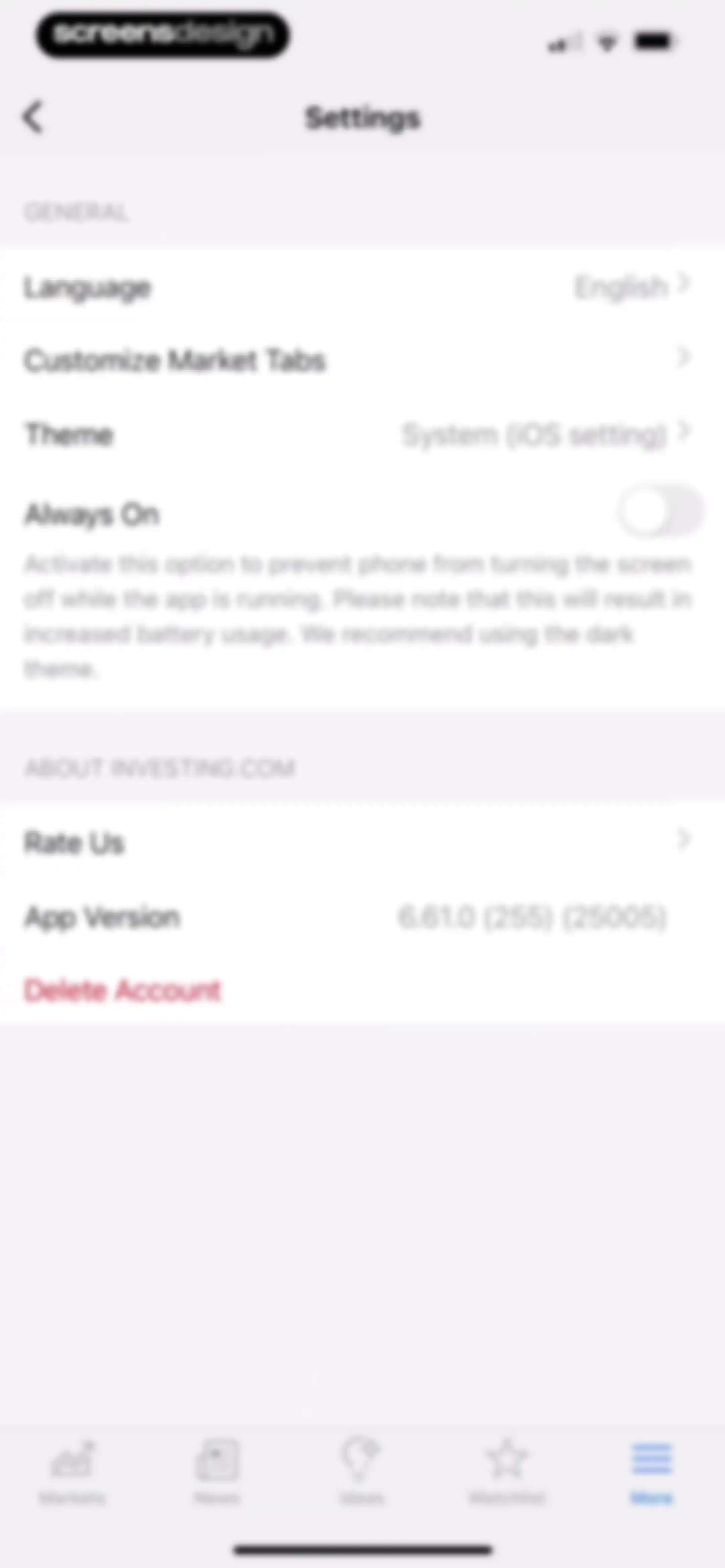 Investing.com: Stock Market screen 159