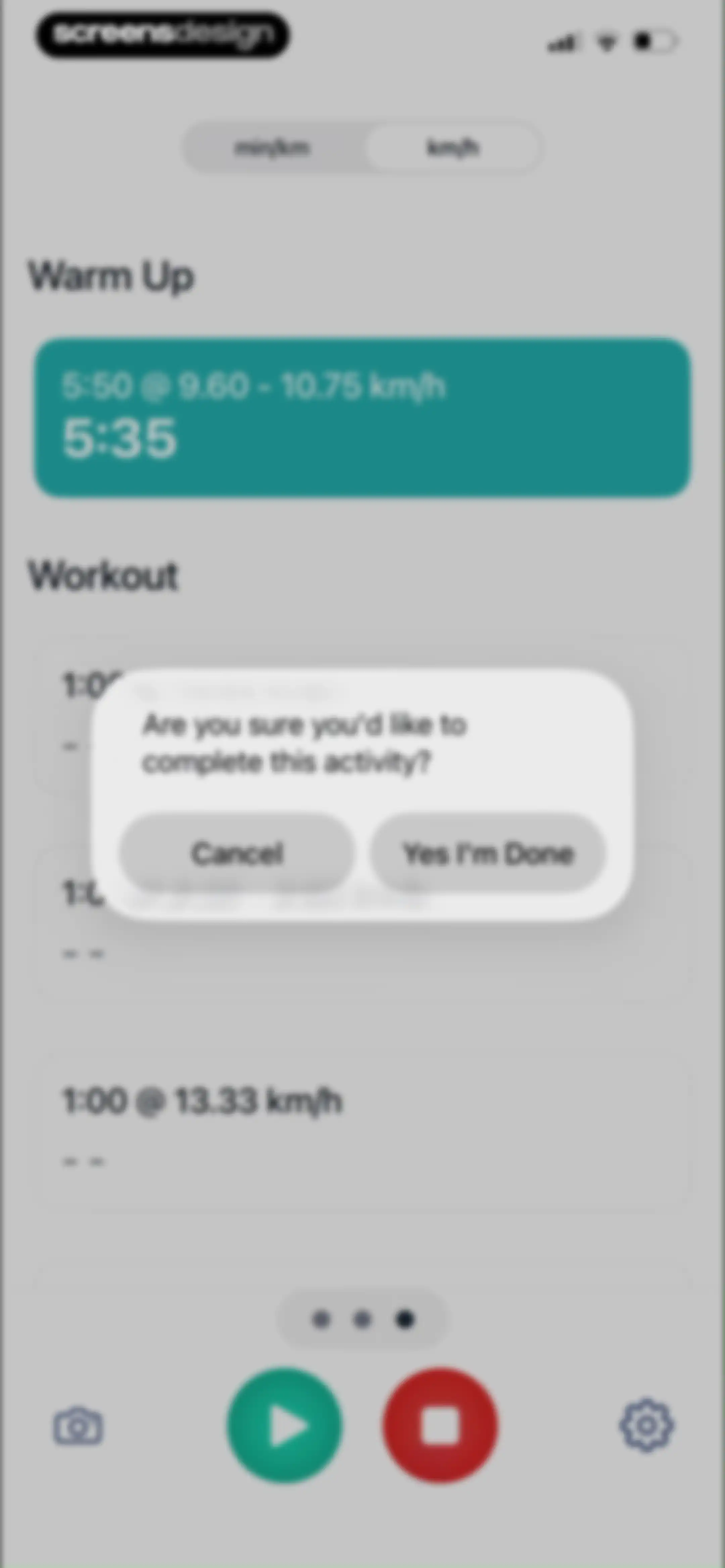 ASICS Runkeeper—Run Tracker screen 127