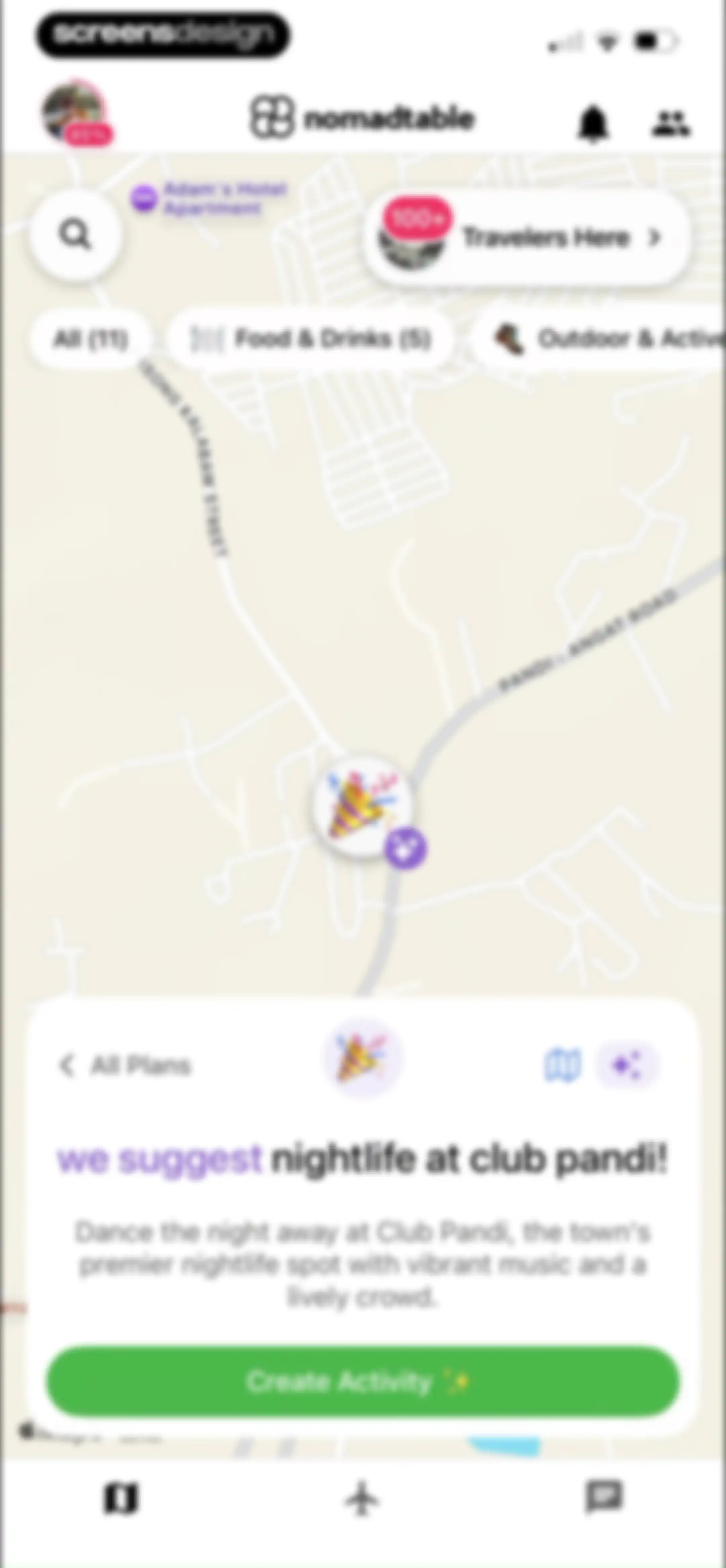 nomadtable: travel friends screen 83