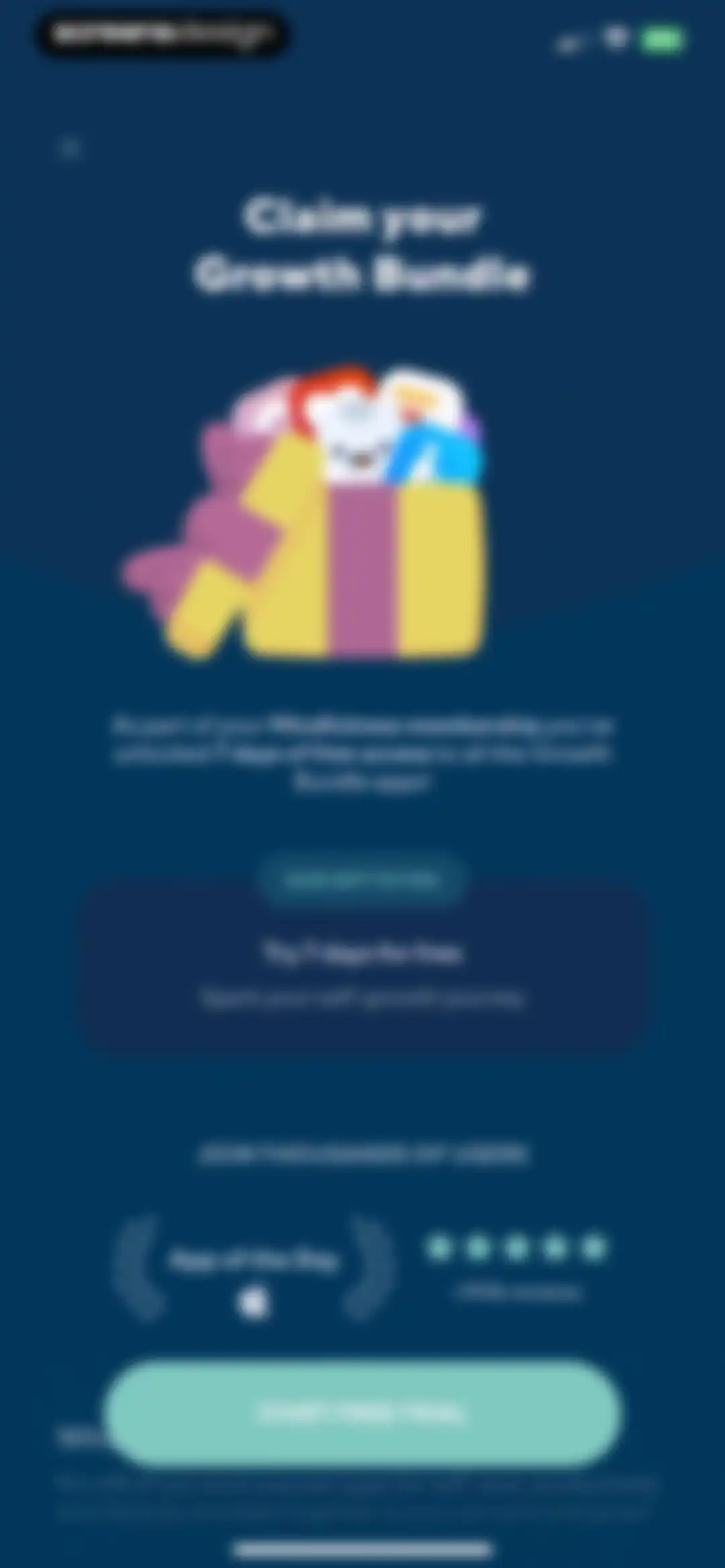 The Mindfulness App screen 71