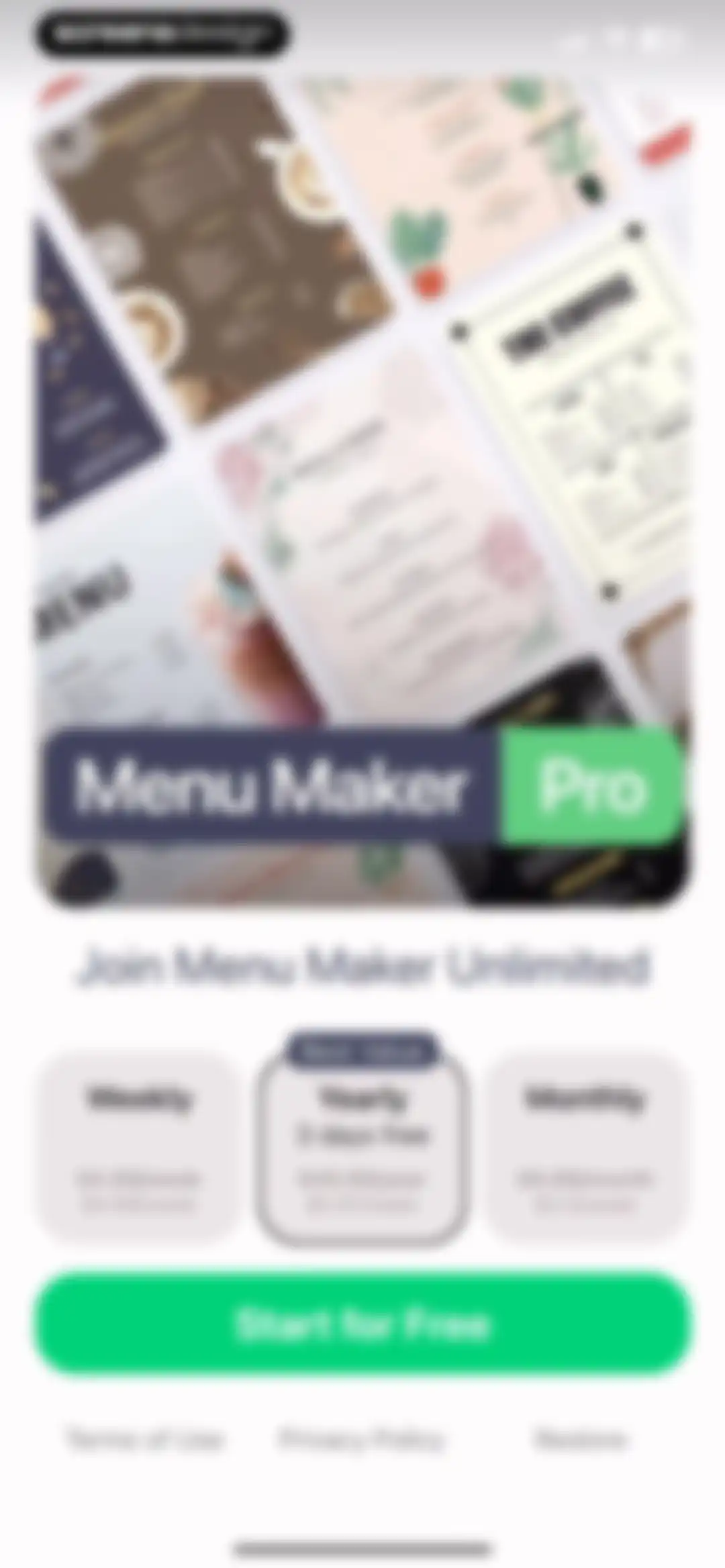 Menu Maker: Design Creator screen 4