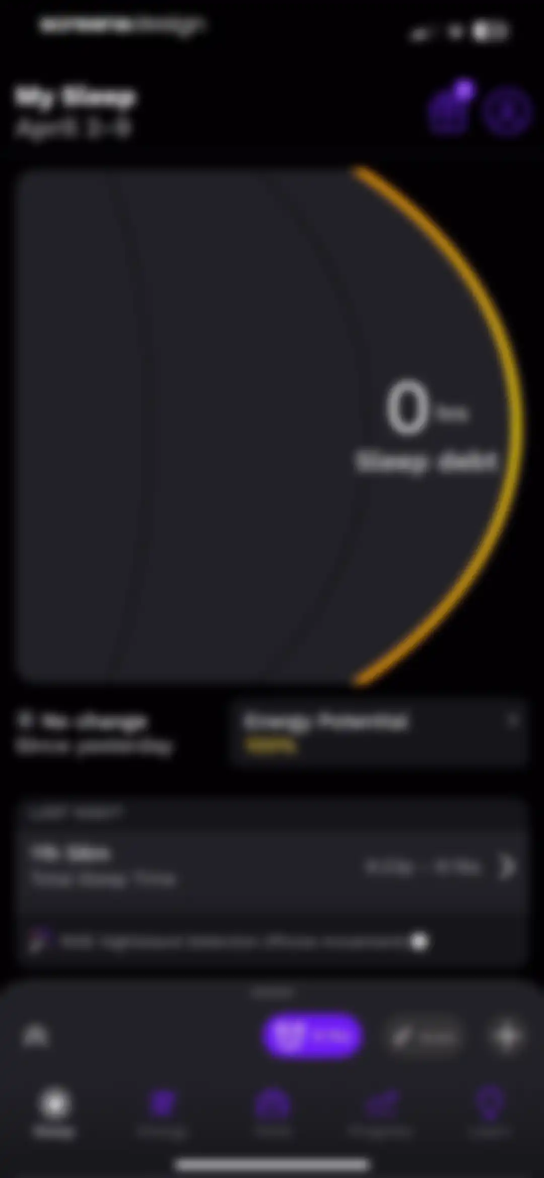 RISE: Sleep Tracker screen 67
