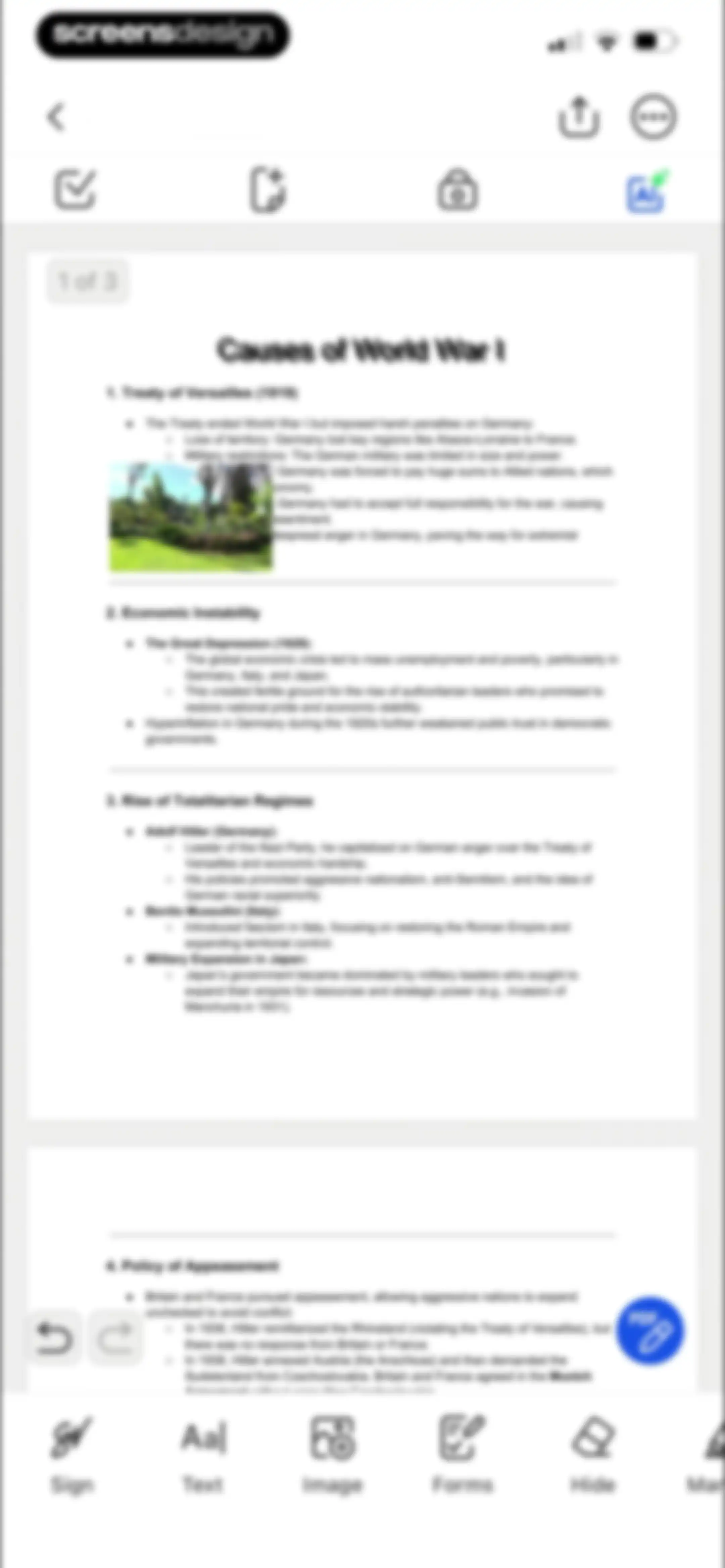 Forma: PDF Document Editor screen 41