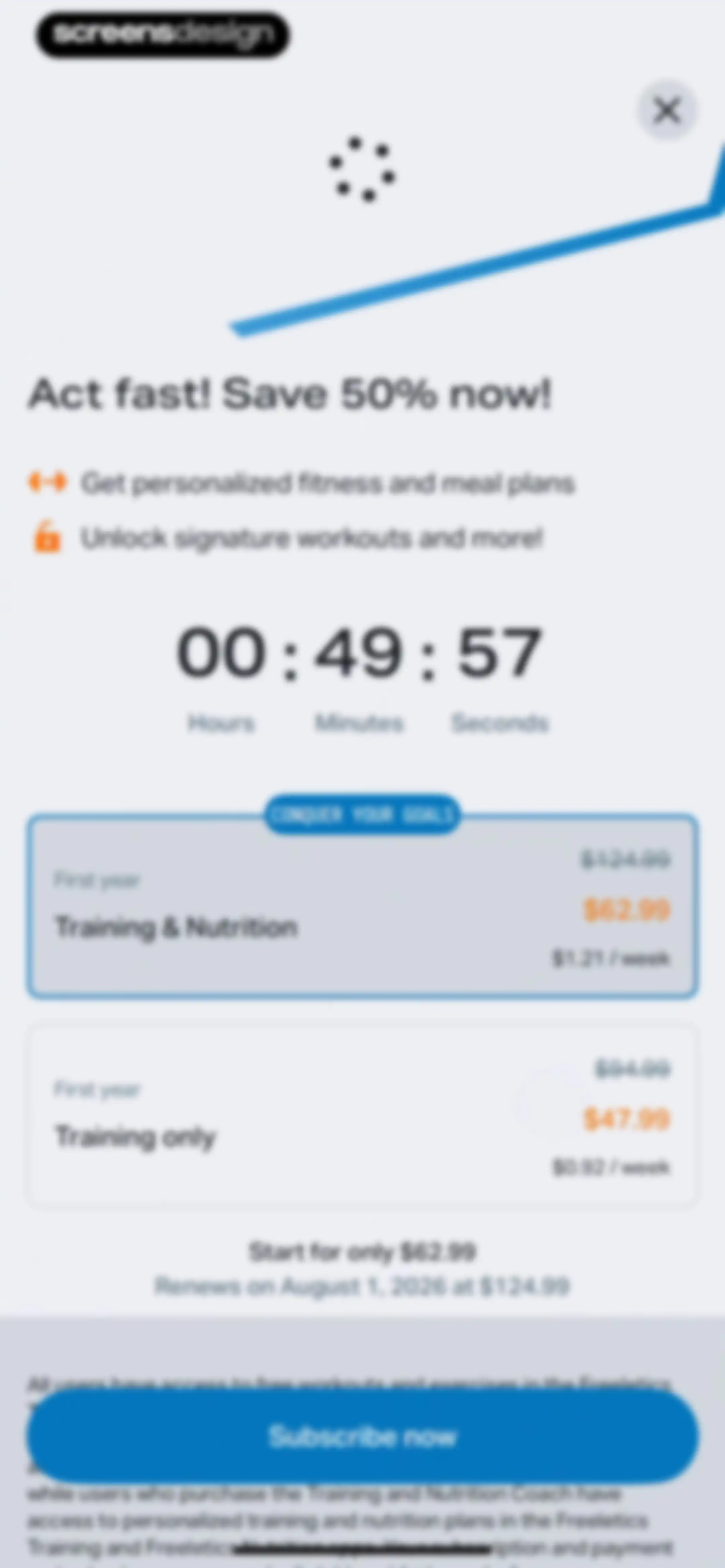 Freeletics: Workouts & Fitness screen 53