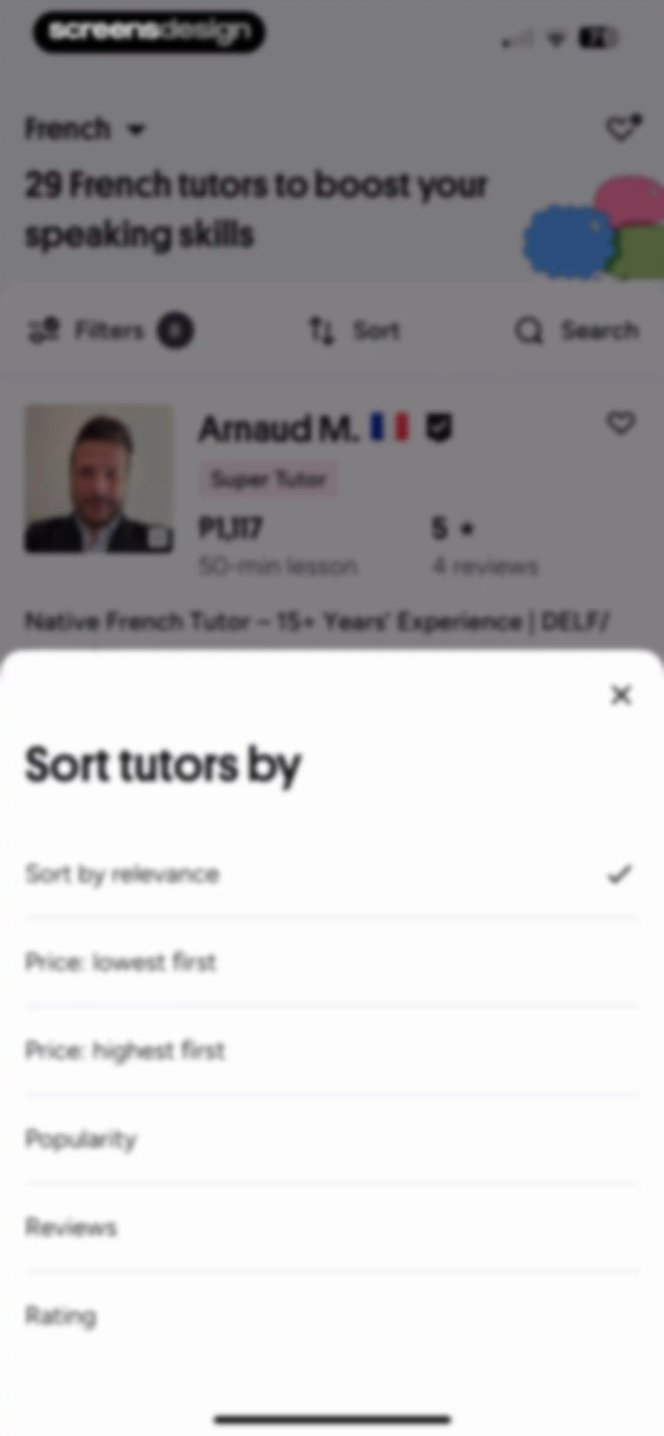 Preply - Language Learning App screen 82