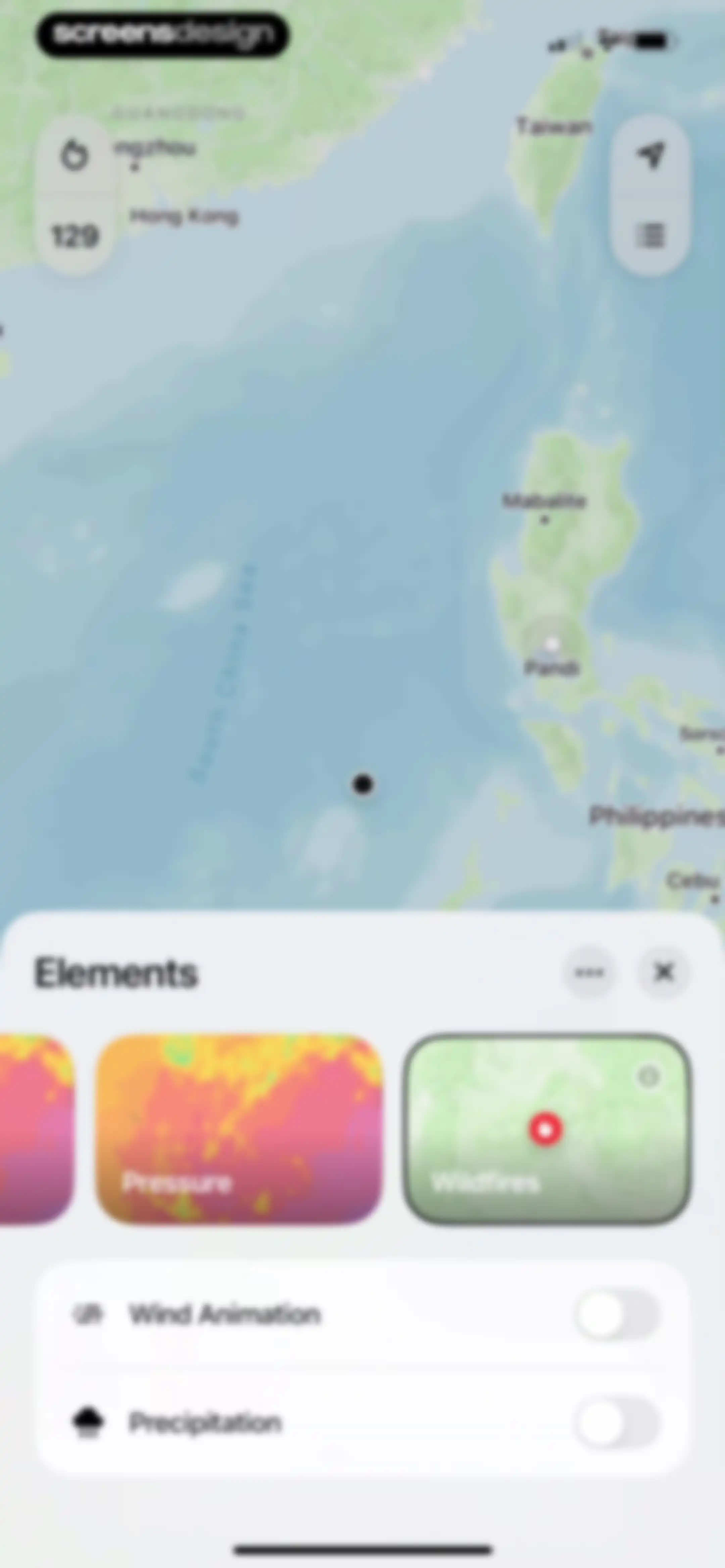 Element: Weather Radar screen 28