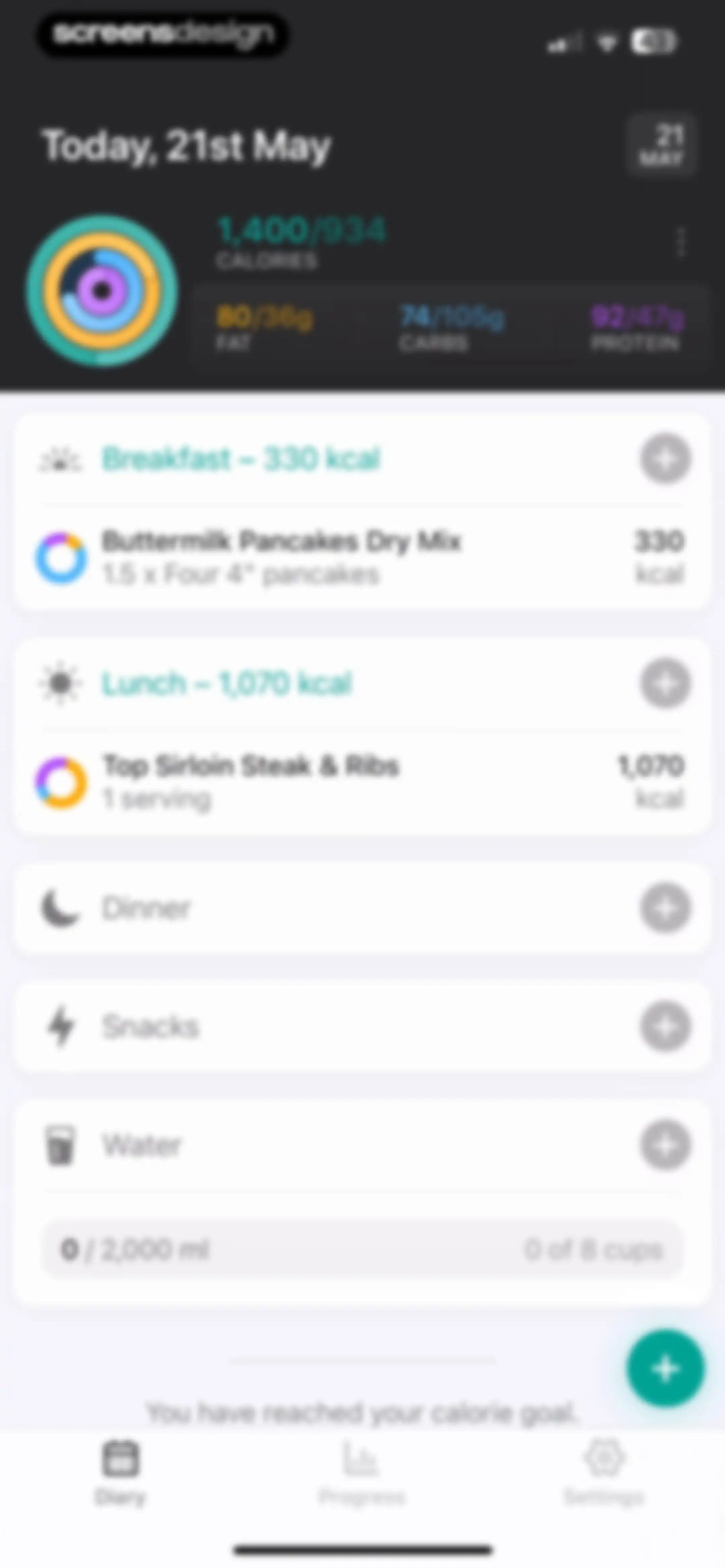 Diet & Food Tracker: EatWell screen 46