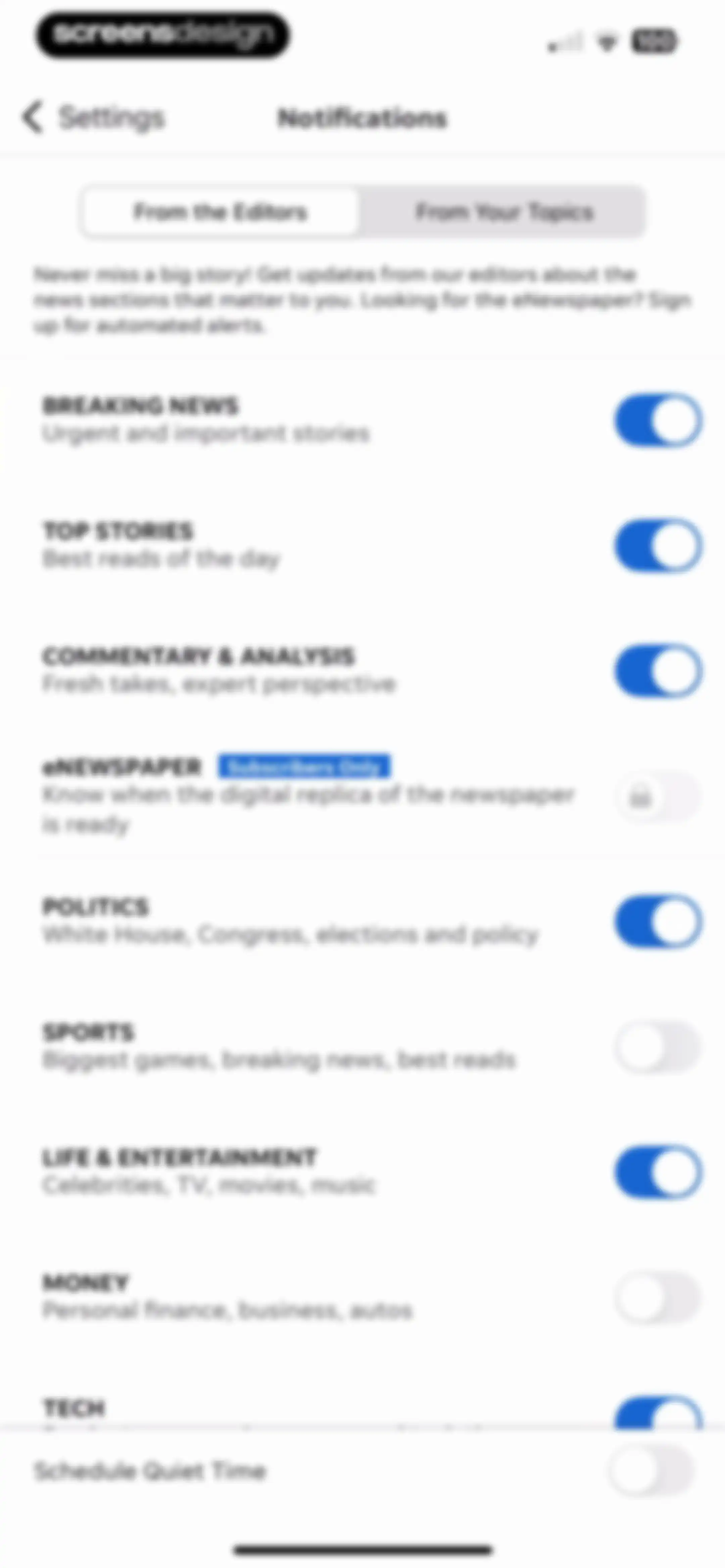 USA TODAY: US & Breaking News screen 95