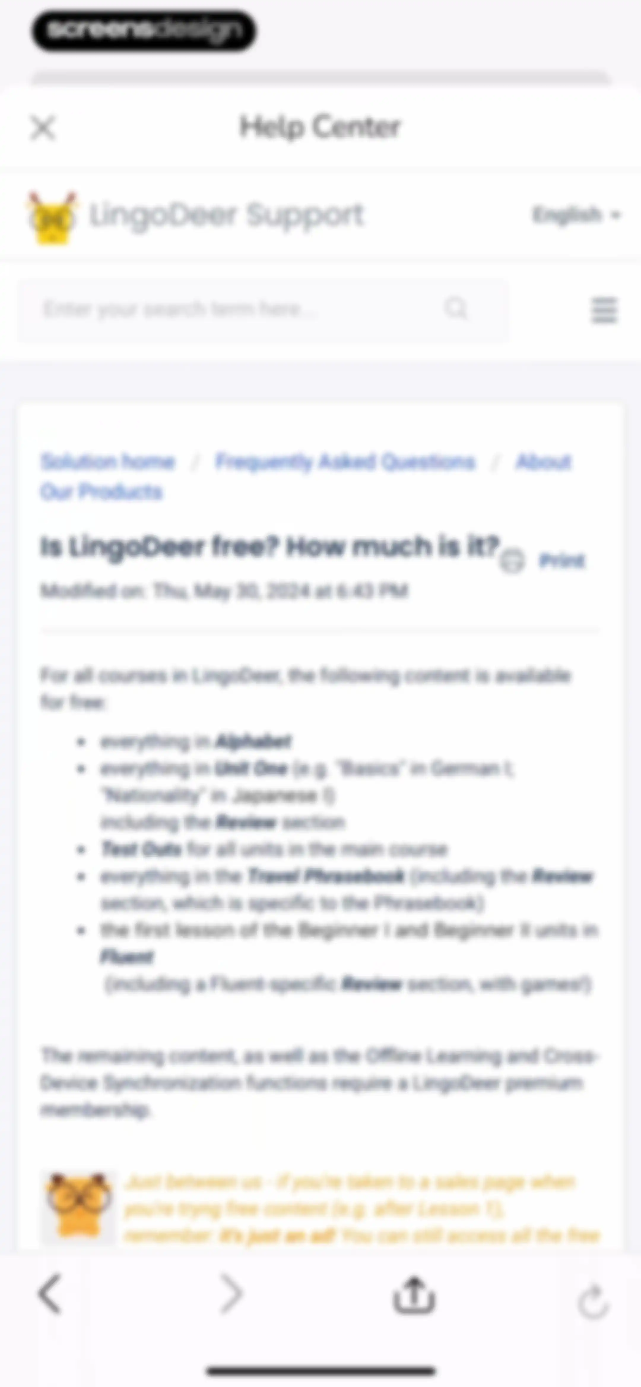 LingoDeer - Learn Languages screen 118