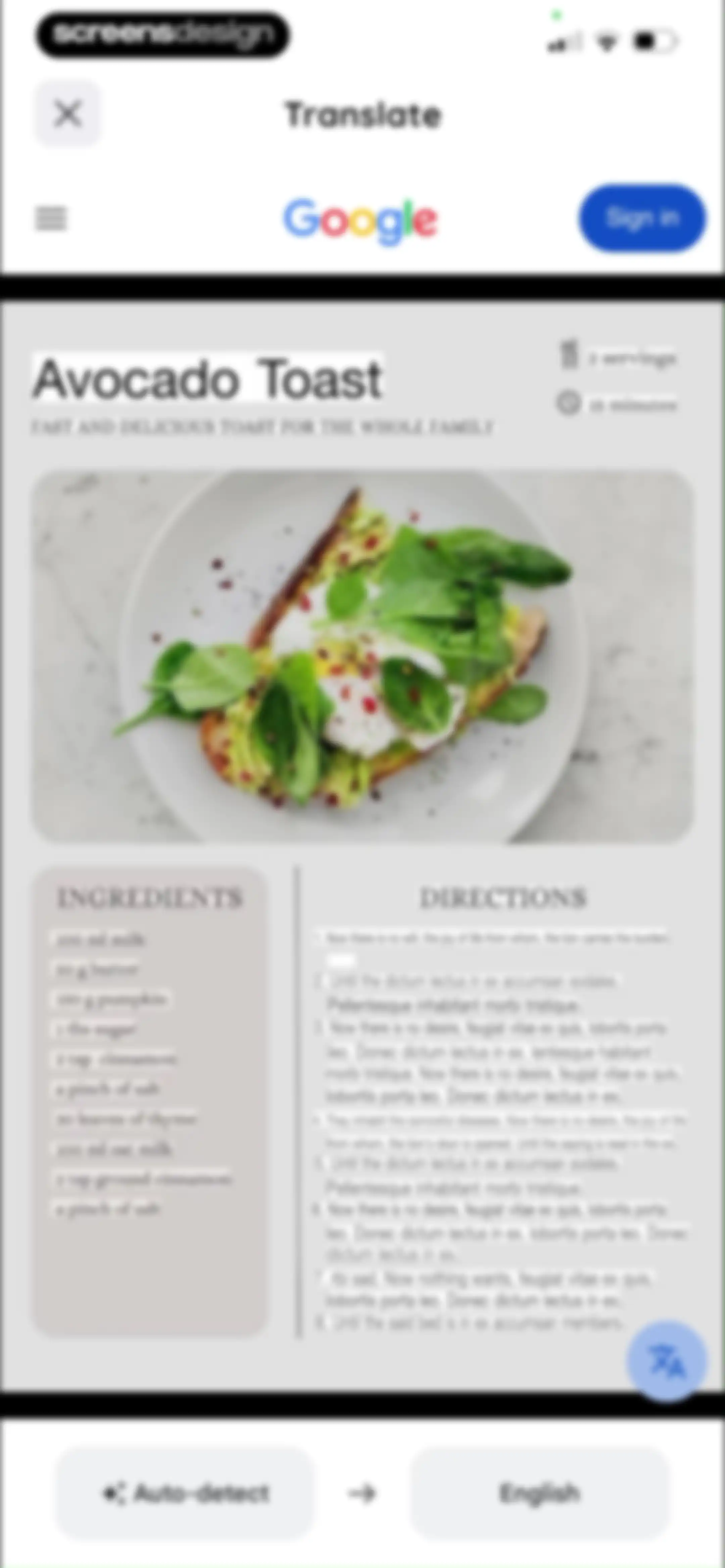 Lens: Translate & Image Search screen 29