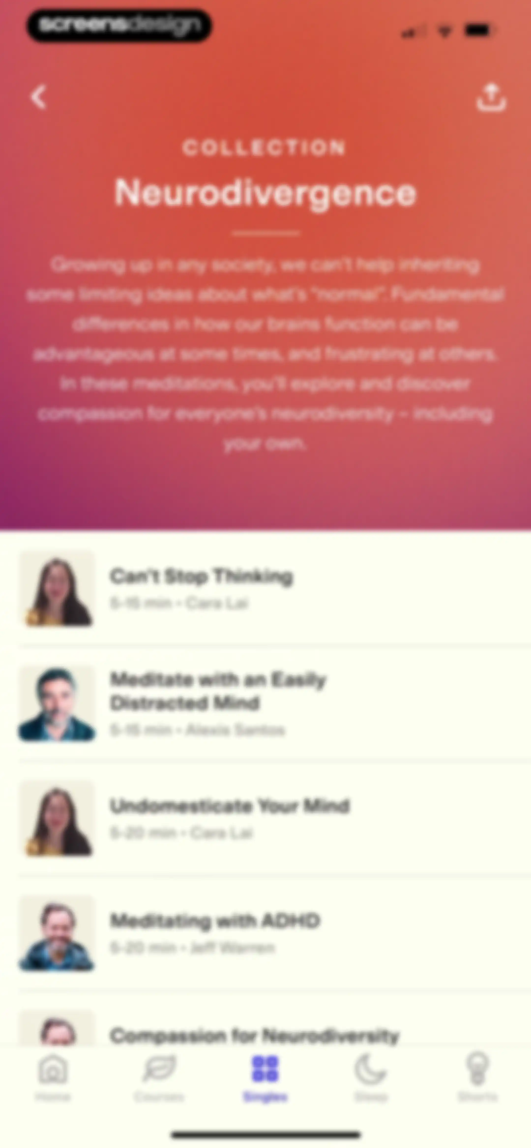 Happier Meditation screen 100