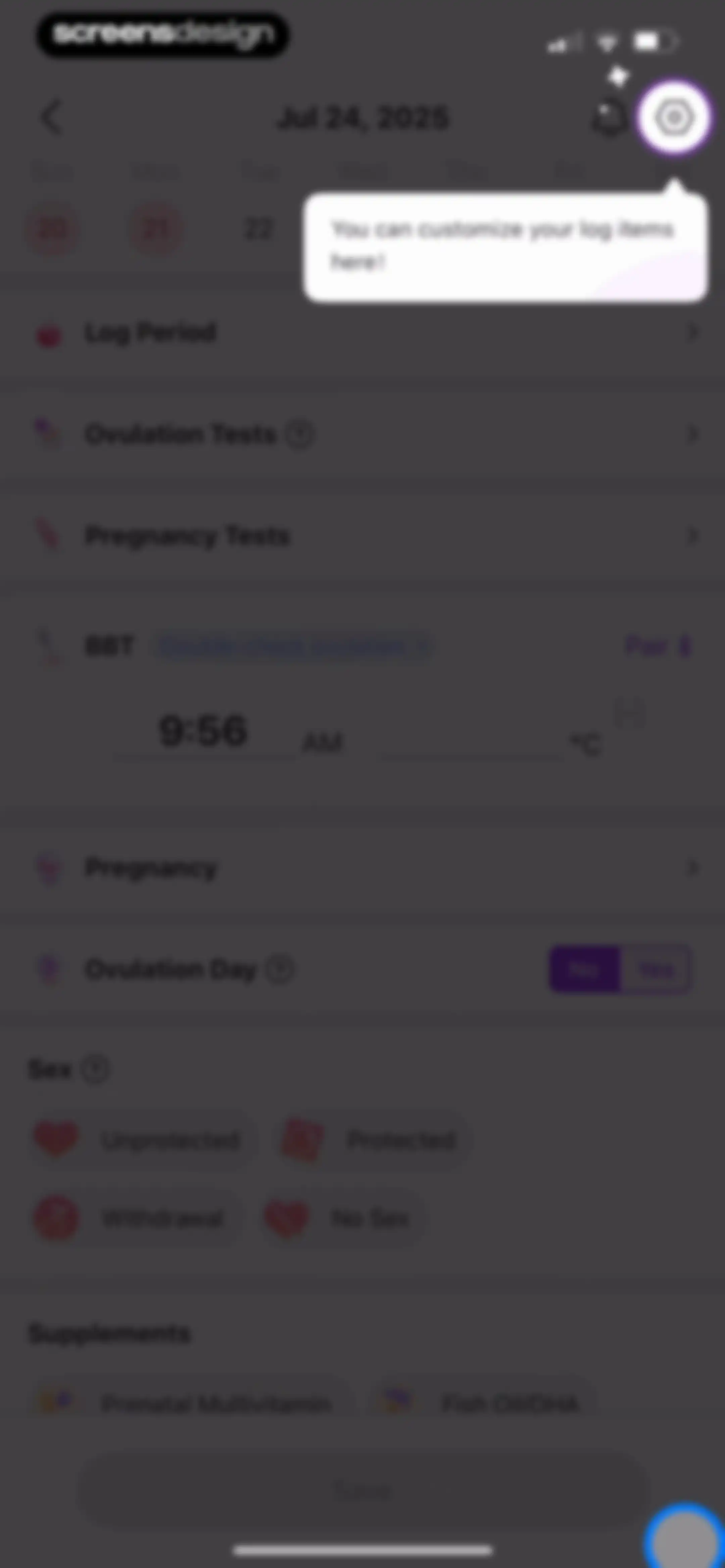 Premom-Ovulation Tracker, PCOS screen 29