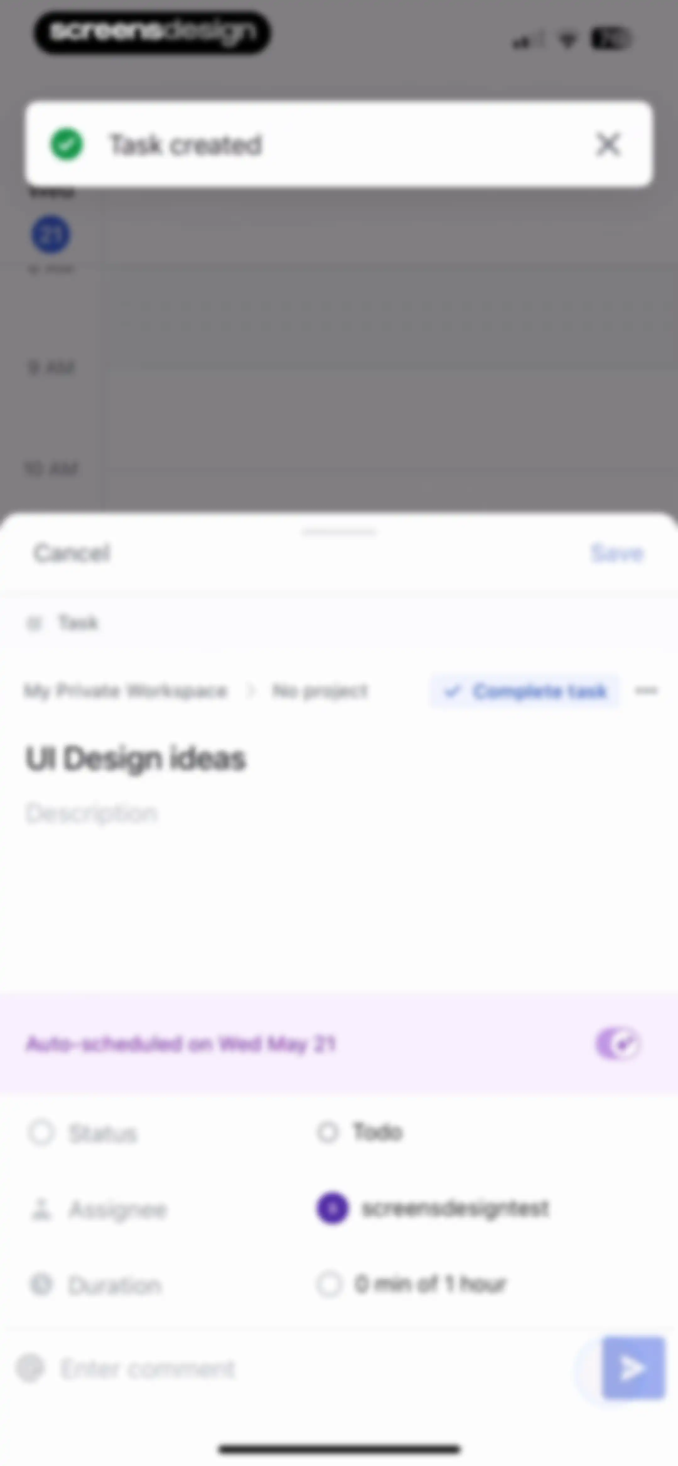 Motion: Tasks & AI Scheduling screen 35