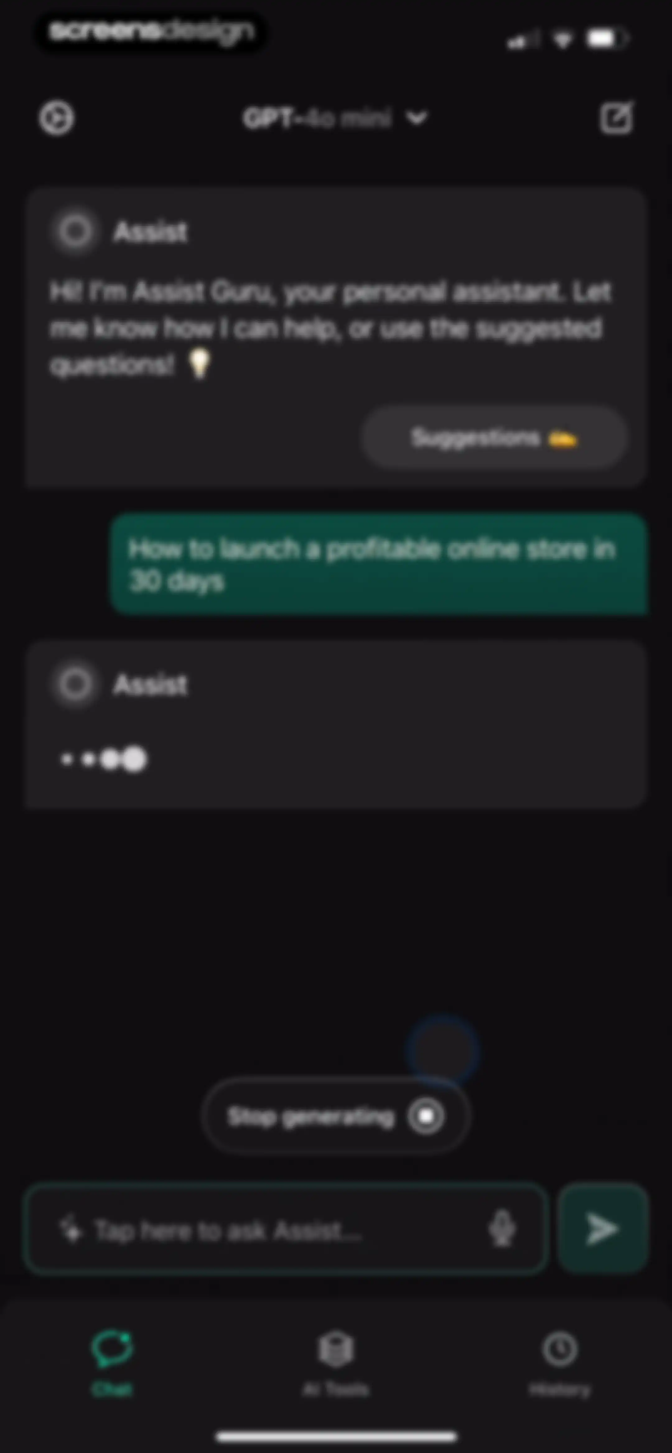 Ask Assist - AI Chat Bot screen 38