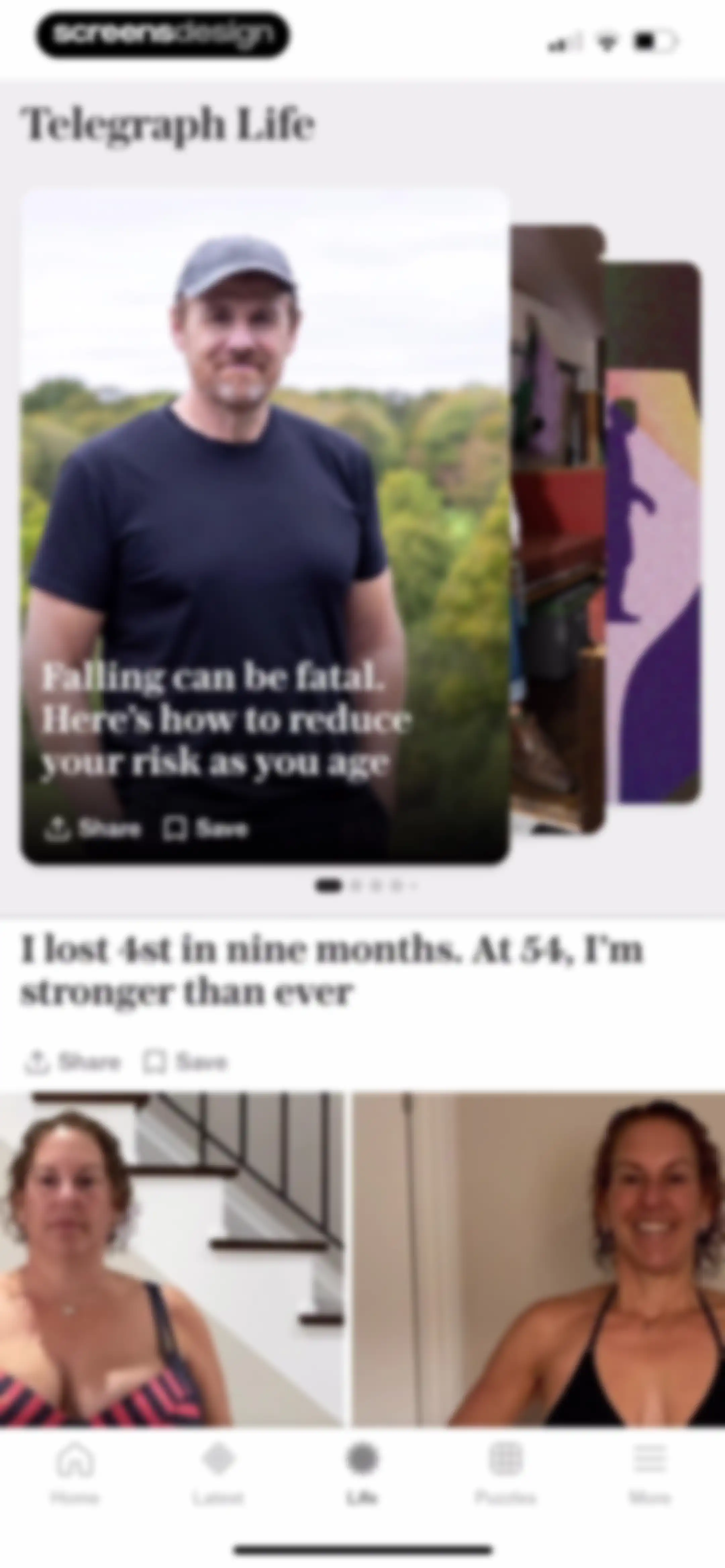 The Telegraph: UK & World News screen 51