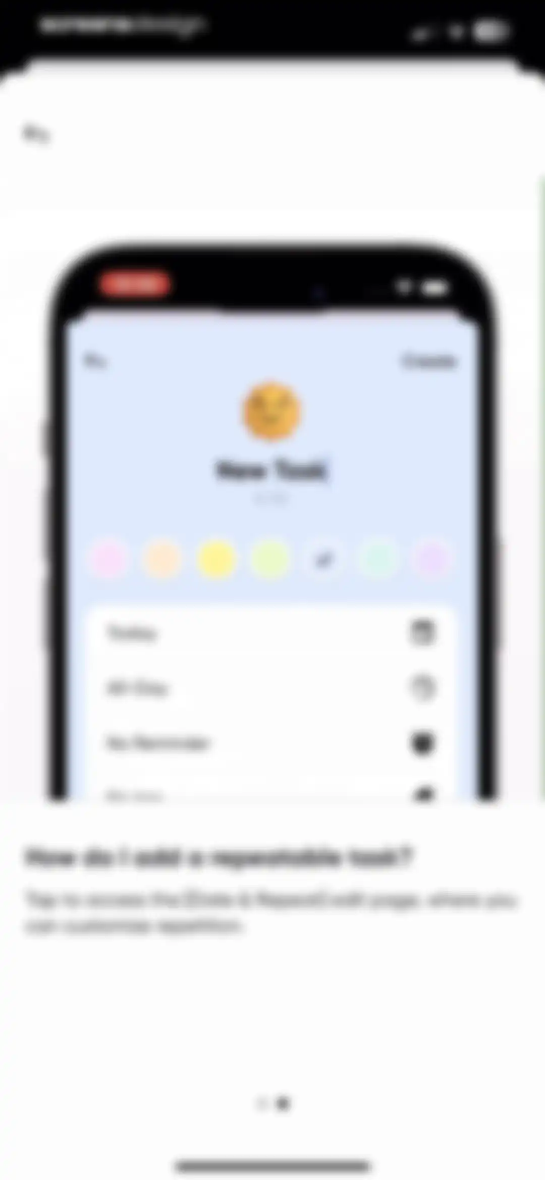 Me+ Lifestyle Routine screen 108