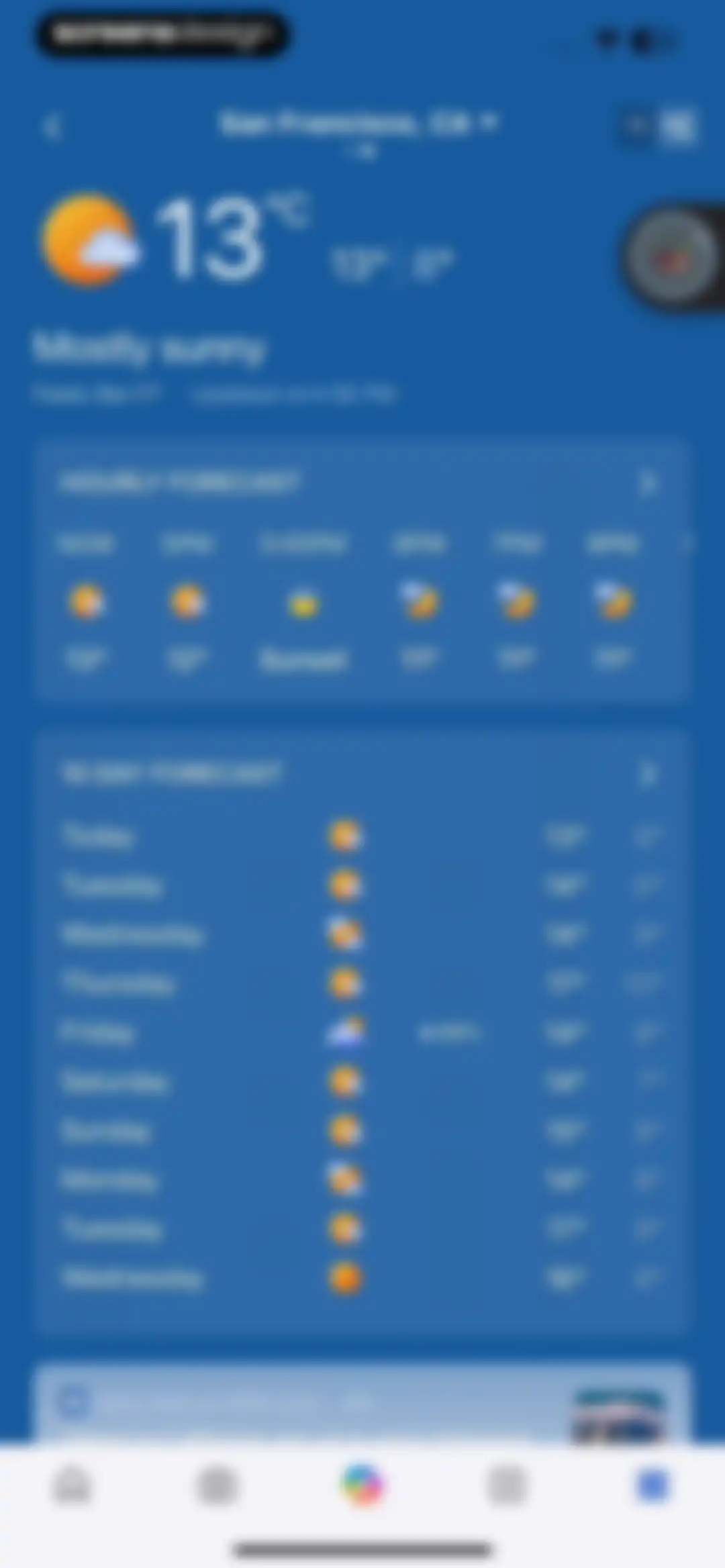 Microsoft Bing Search screen 115