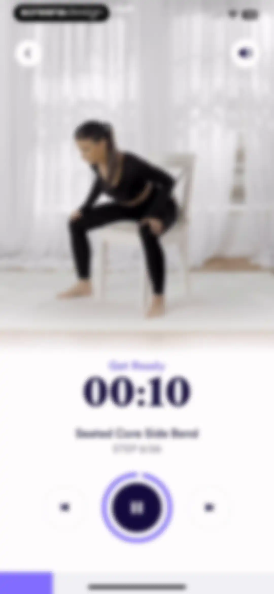 Light: Chair Yoga Plan screen 41