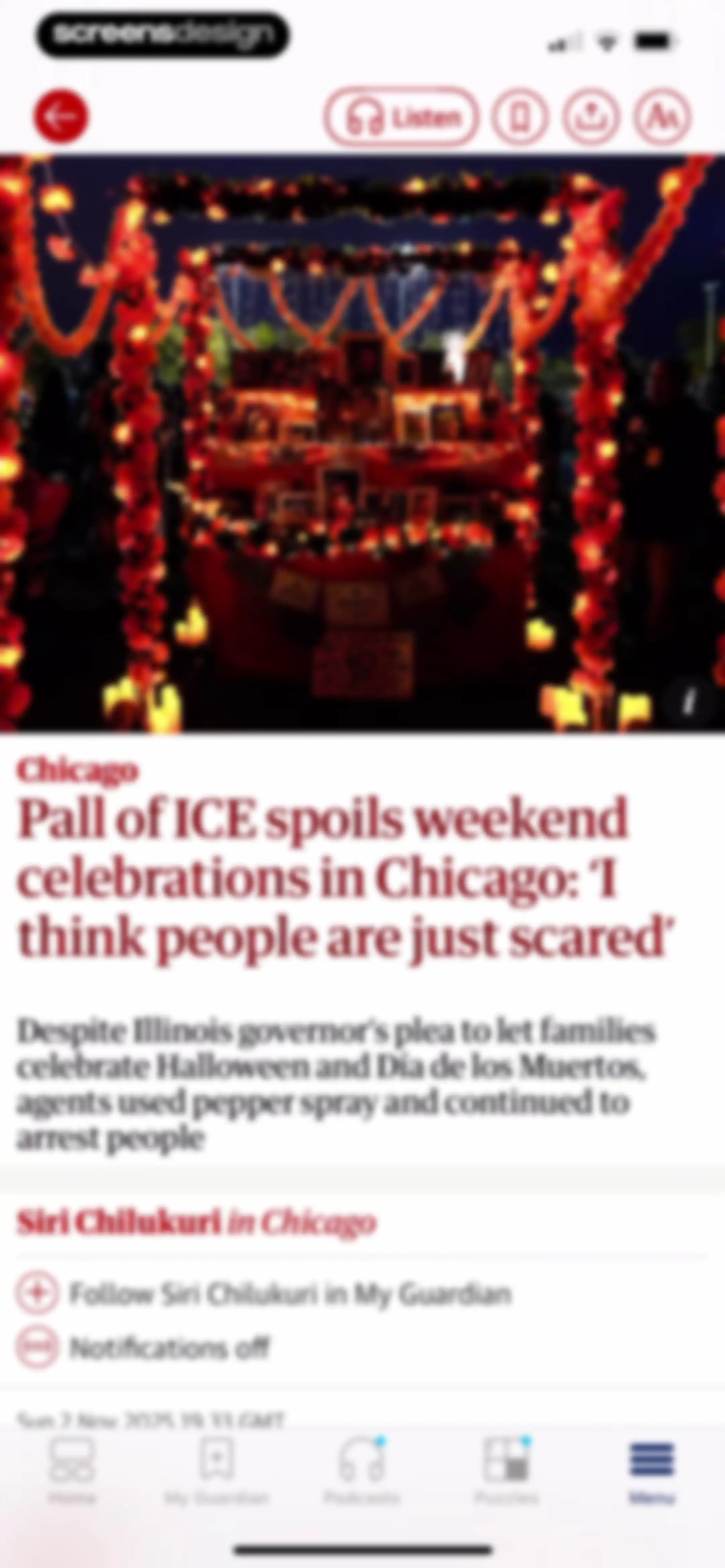 The Guardian - US & World News screen 91