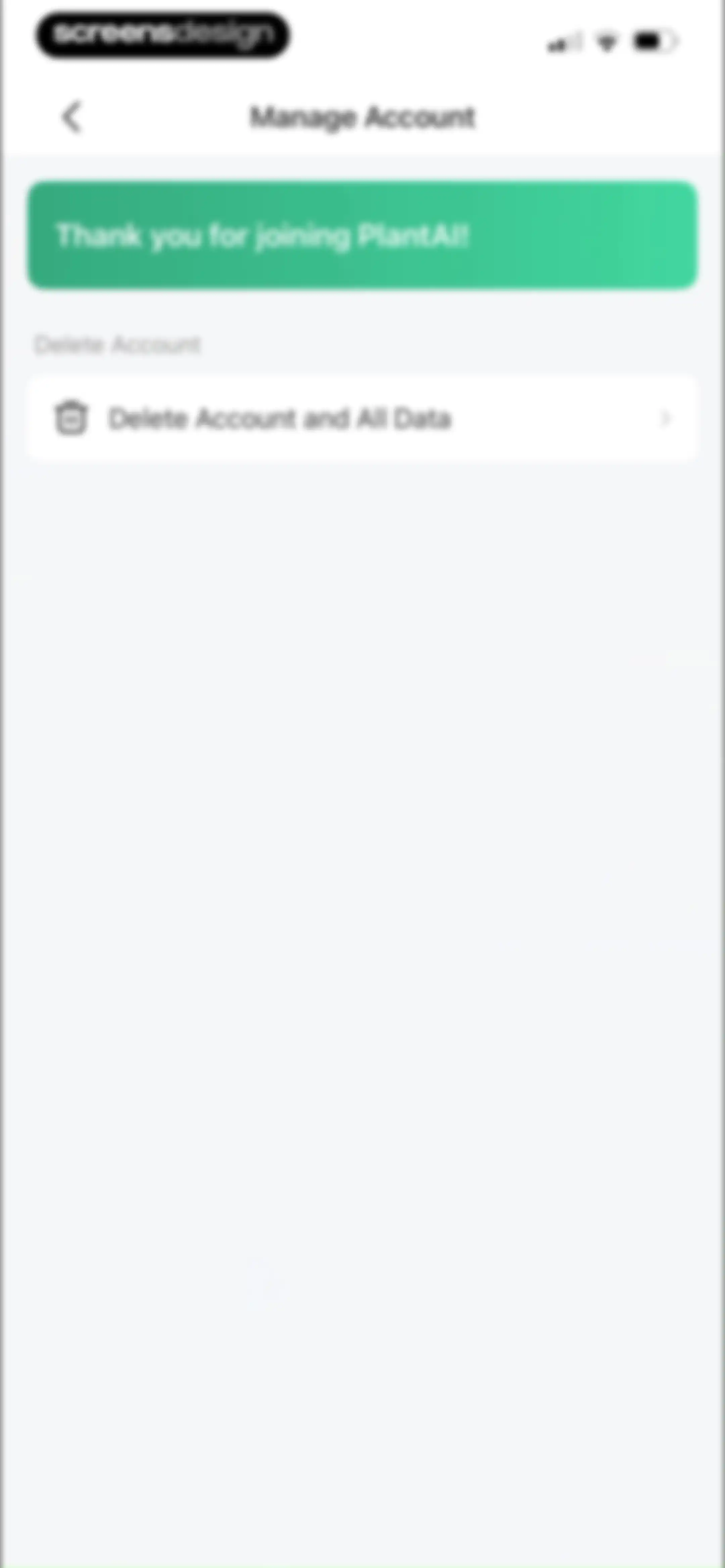 PlantAI: Identifier & Diagnose screen 105