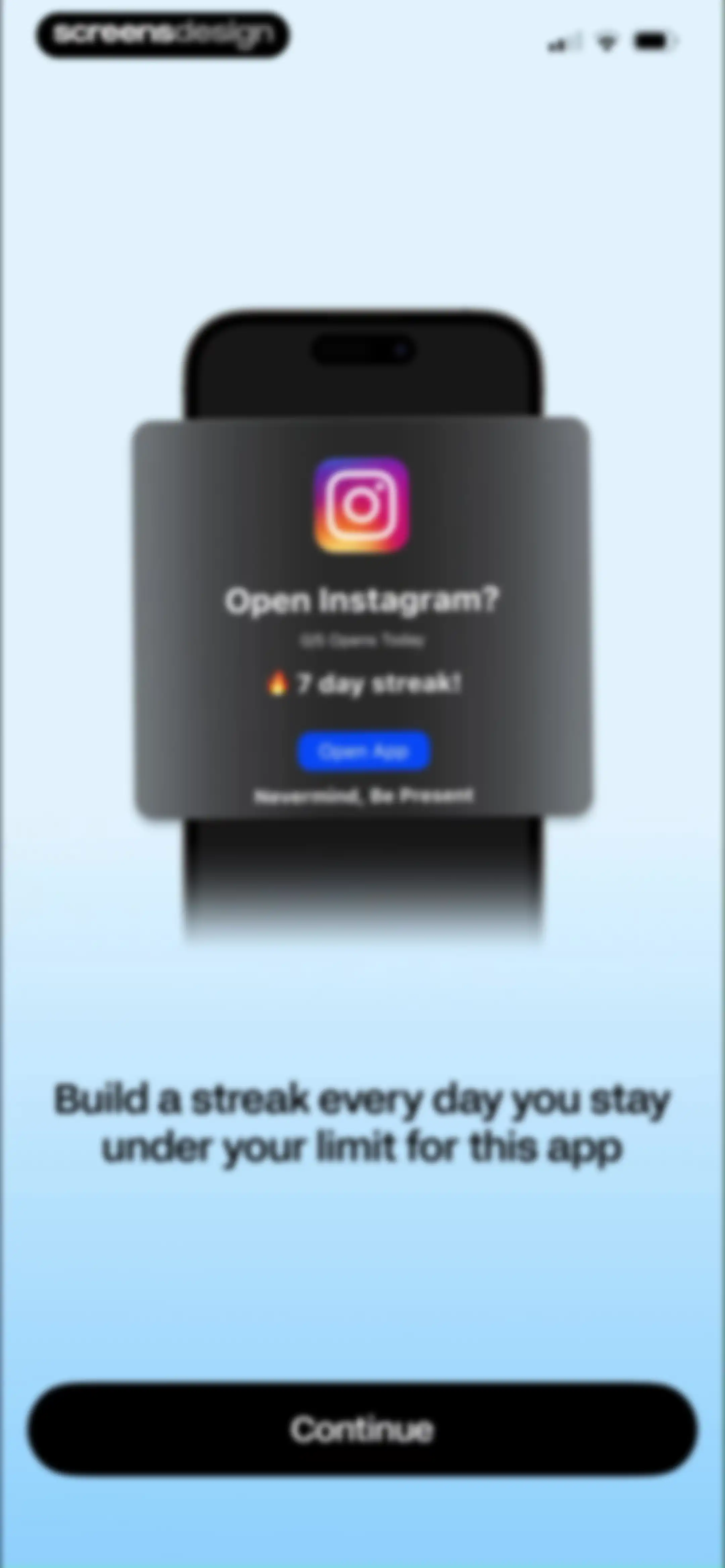 BePresent: Screen Time Control screen 44