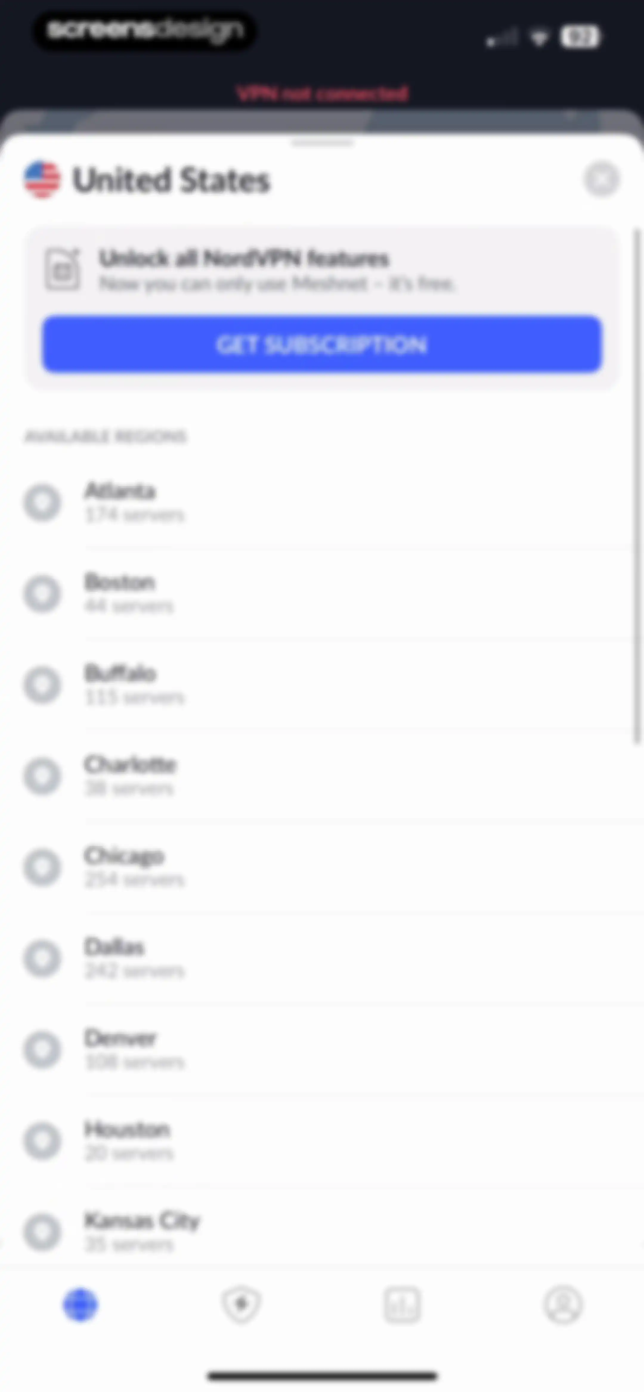 NordVPN: VPN Fast & Secure screen 18