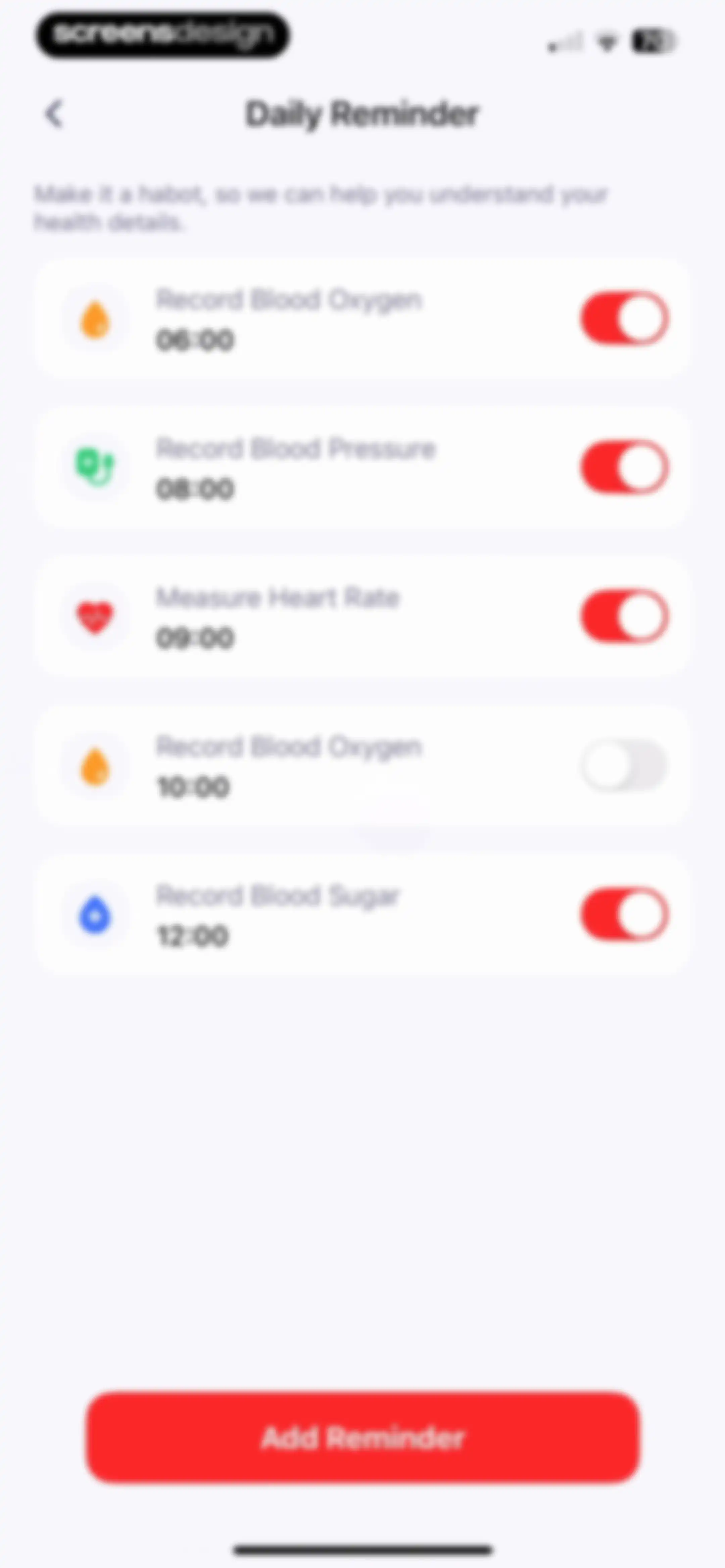 iCardio - Heart Rate Tracker screen 111
