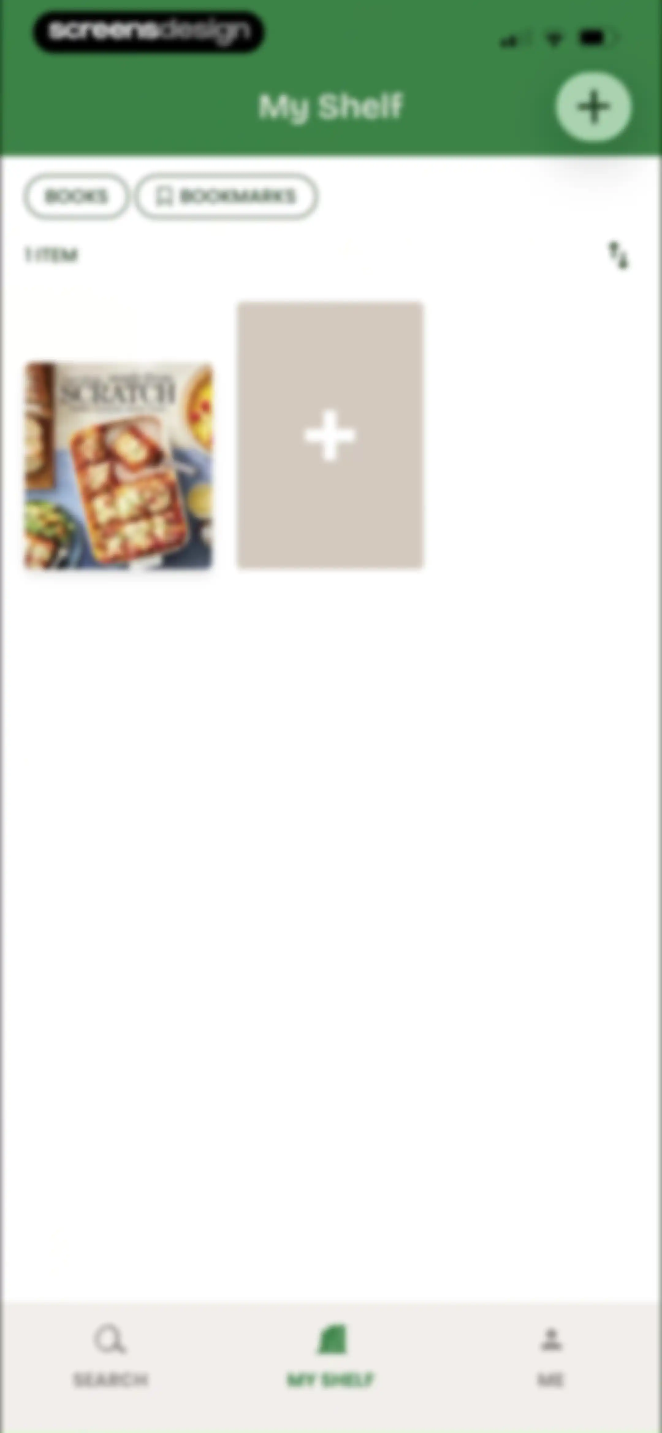 CookShelf: Search Cookbooks screen 28