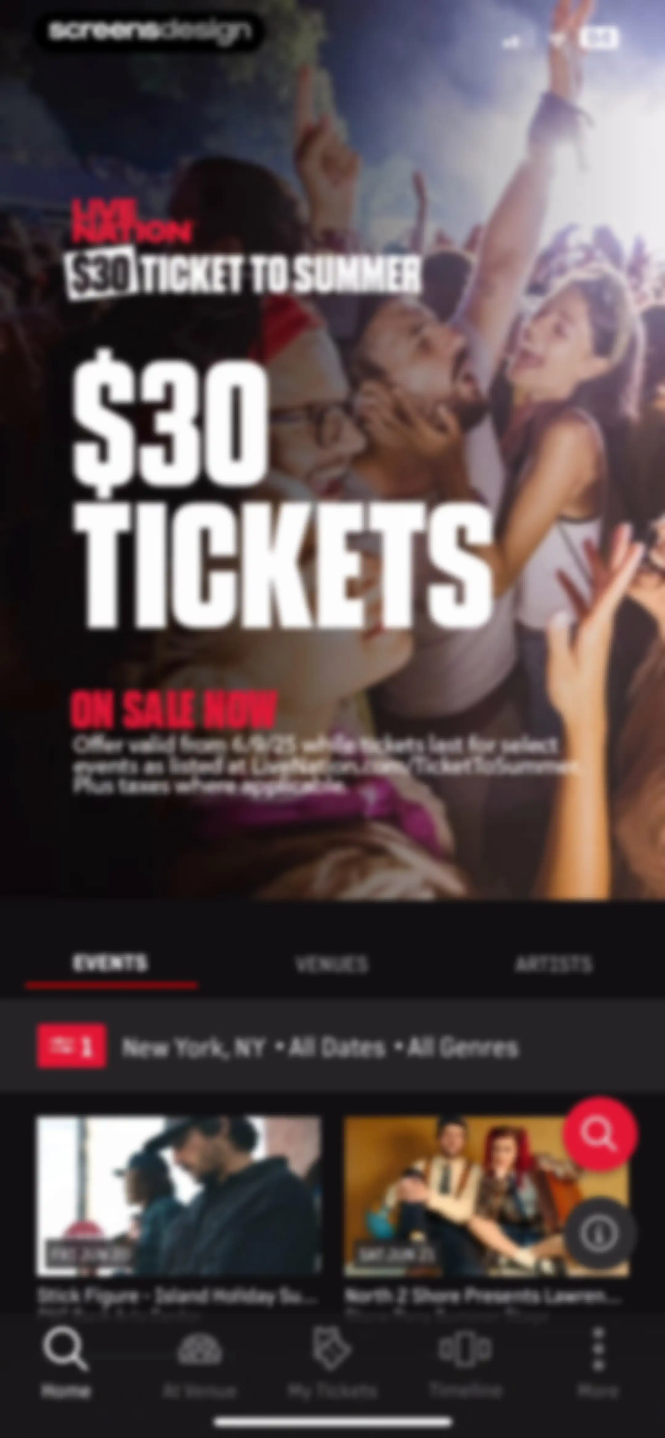 Live Nation – For Concert Fans screen 26