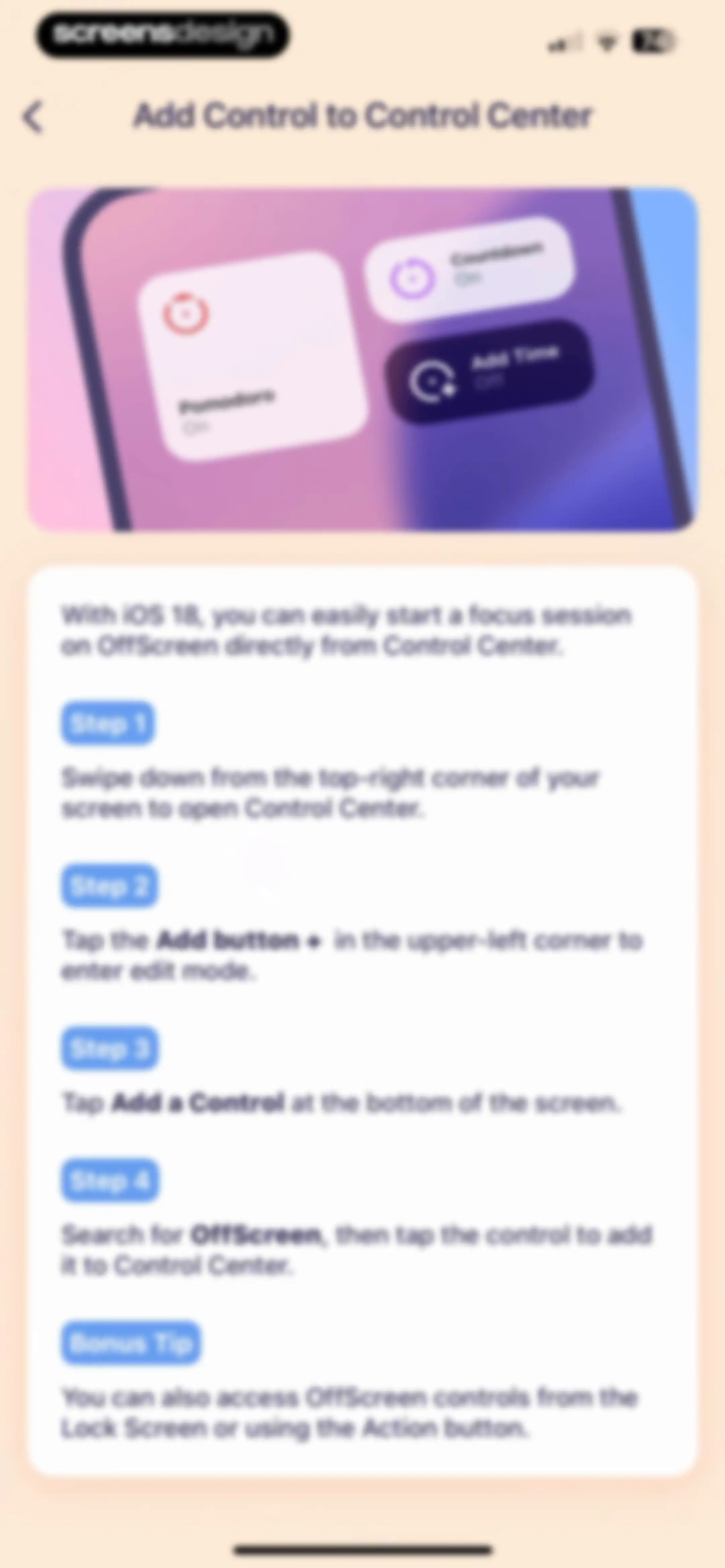 OffScreen: Screen Time Control screen 141