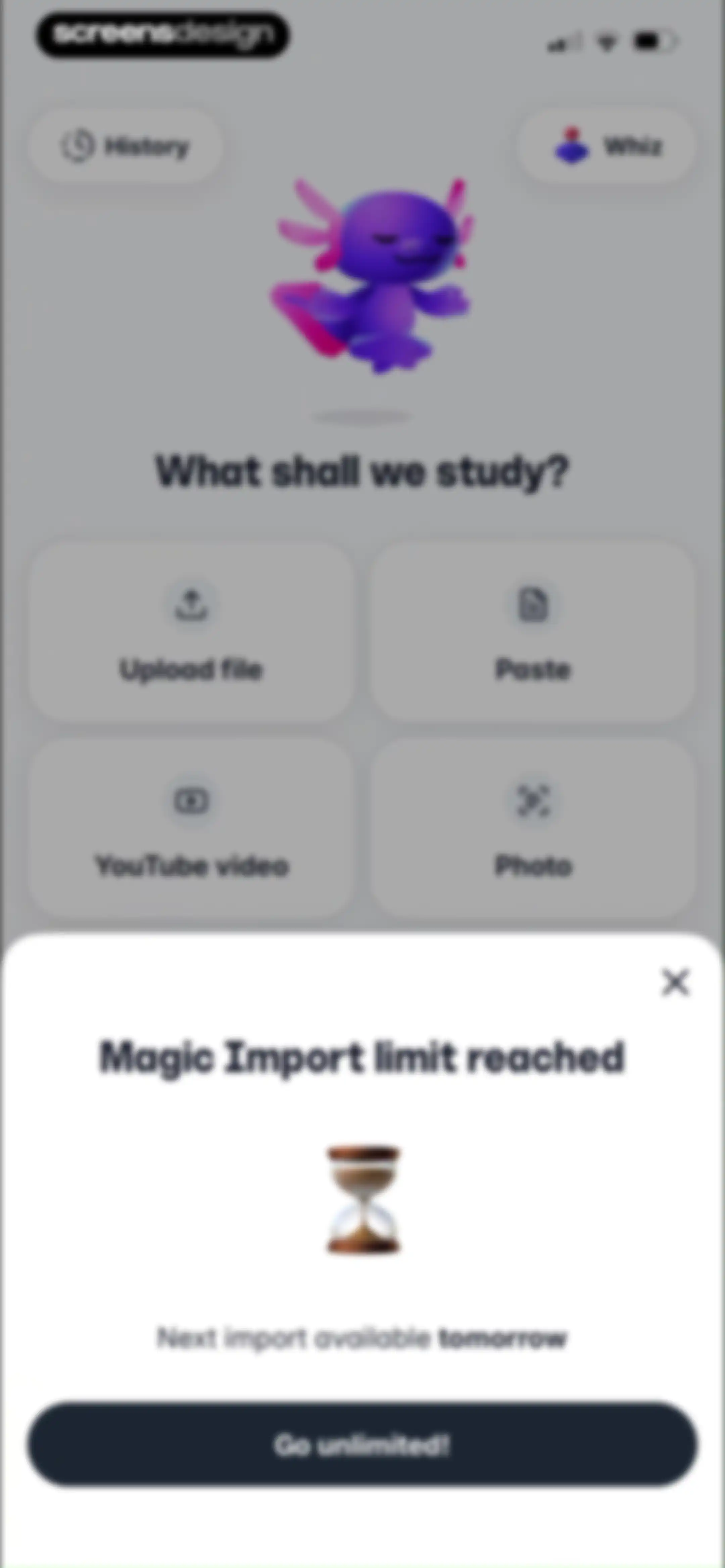 Gizmo: AI Tutor screen 99