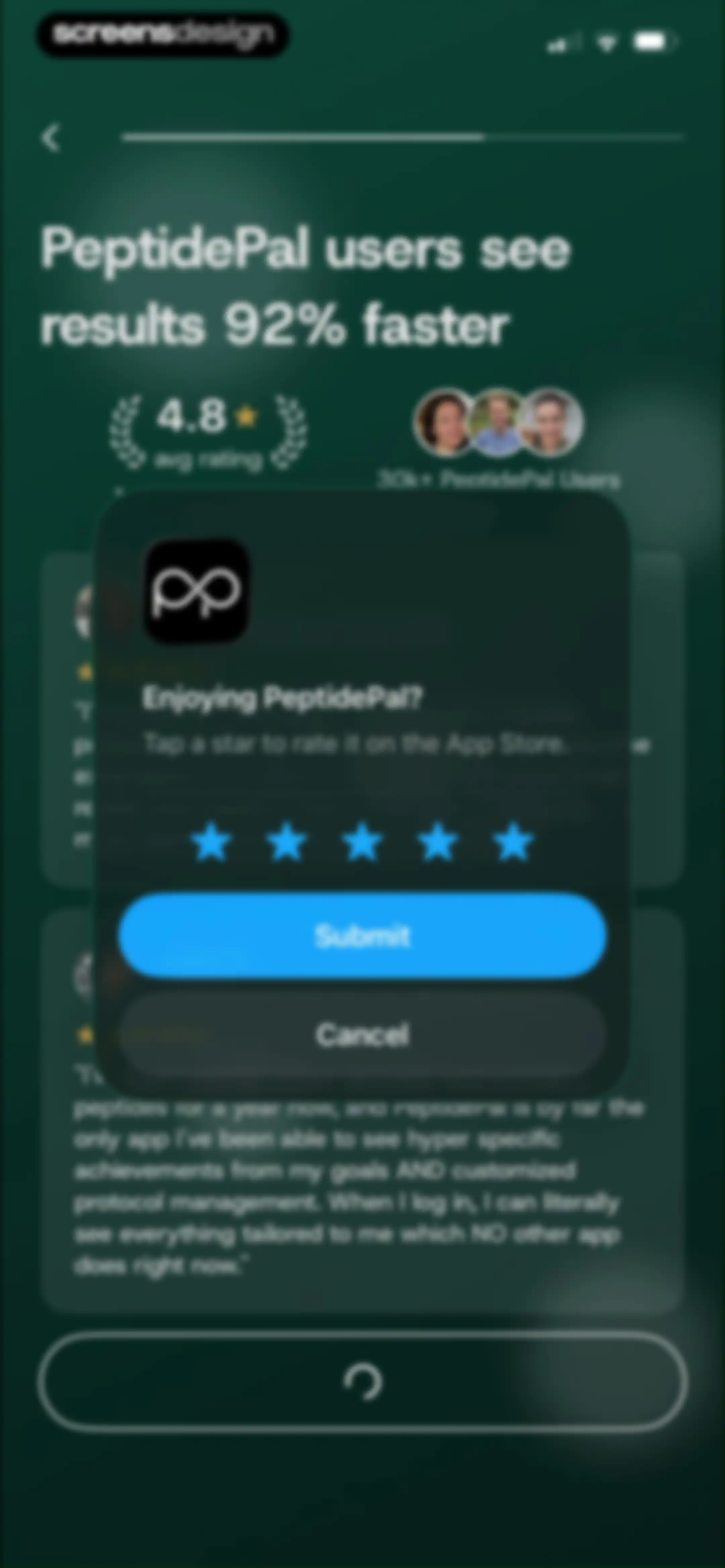 PeptidePal – Peptide Tracker screen 40