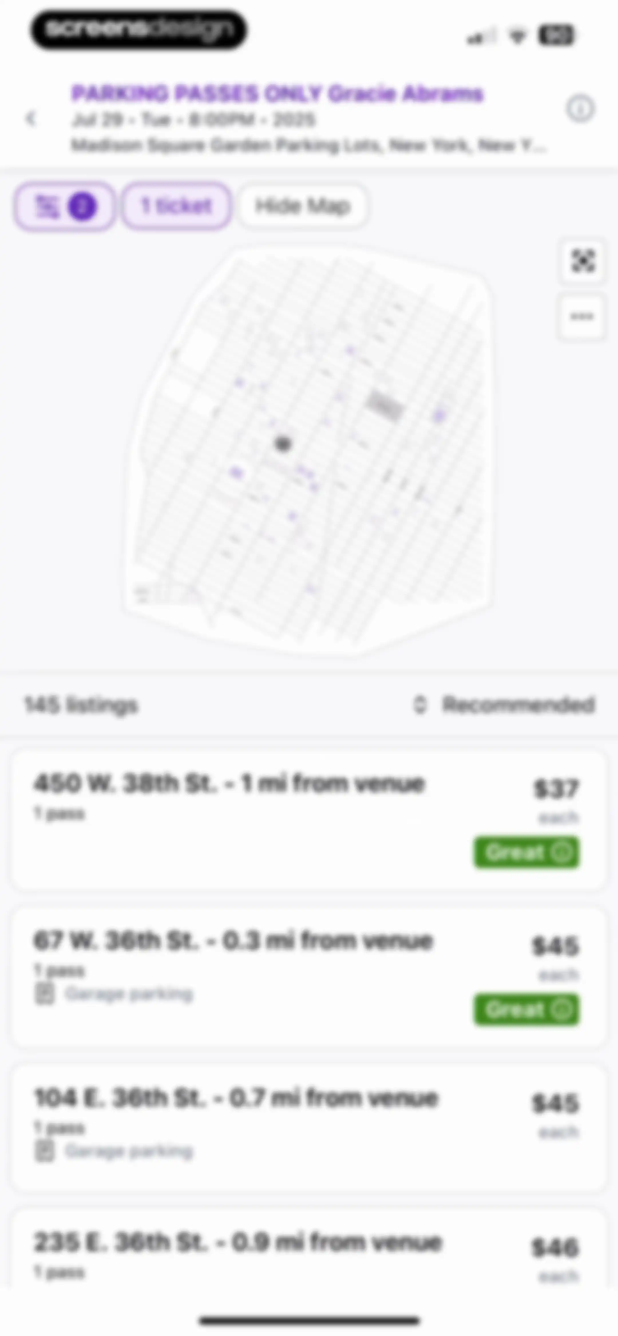 StubHub: Event Tickets screen 42